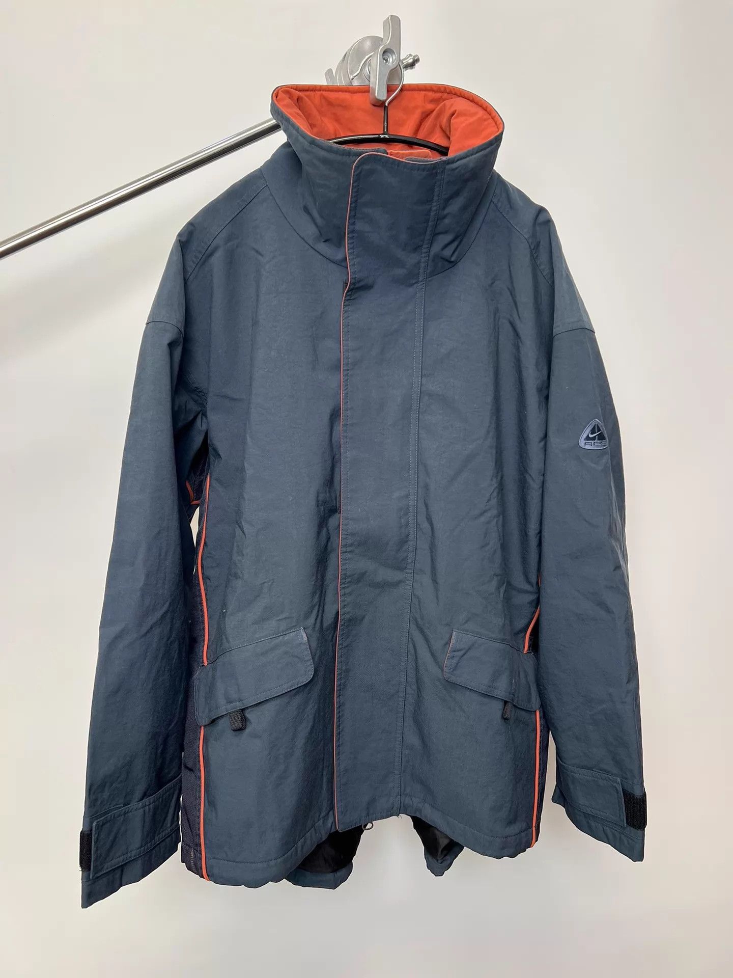 Nike Nike ACG 00s Ski Stand-Collar Colorblock Blue Orange Jkt Size US XL / EU 56 / 4 - 2 Thumbnail