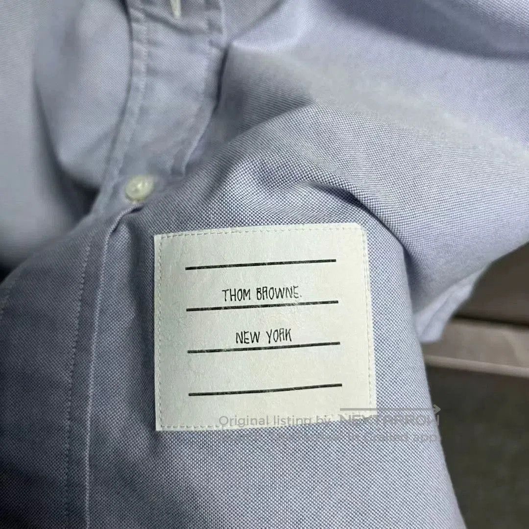 Thom Browne thom browne light blue long sleeve shirt. Size US XXS / EU 40 - 4 Thumbnail