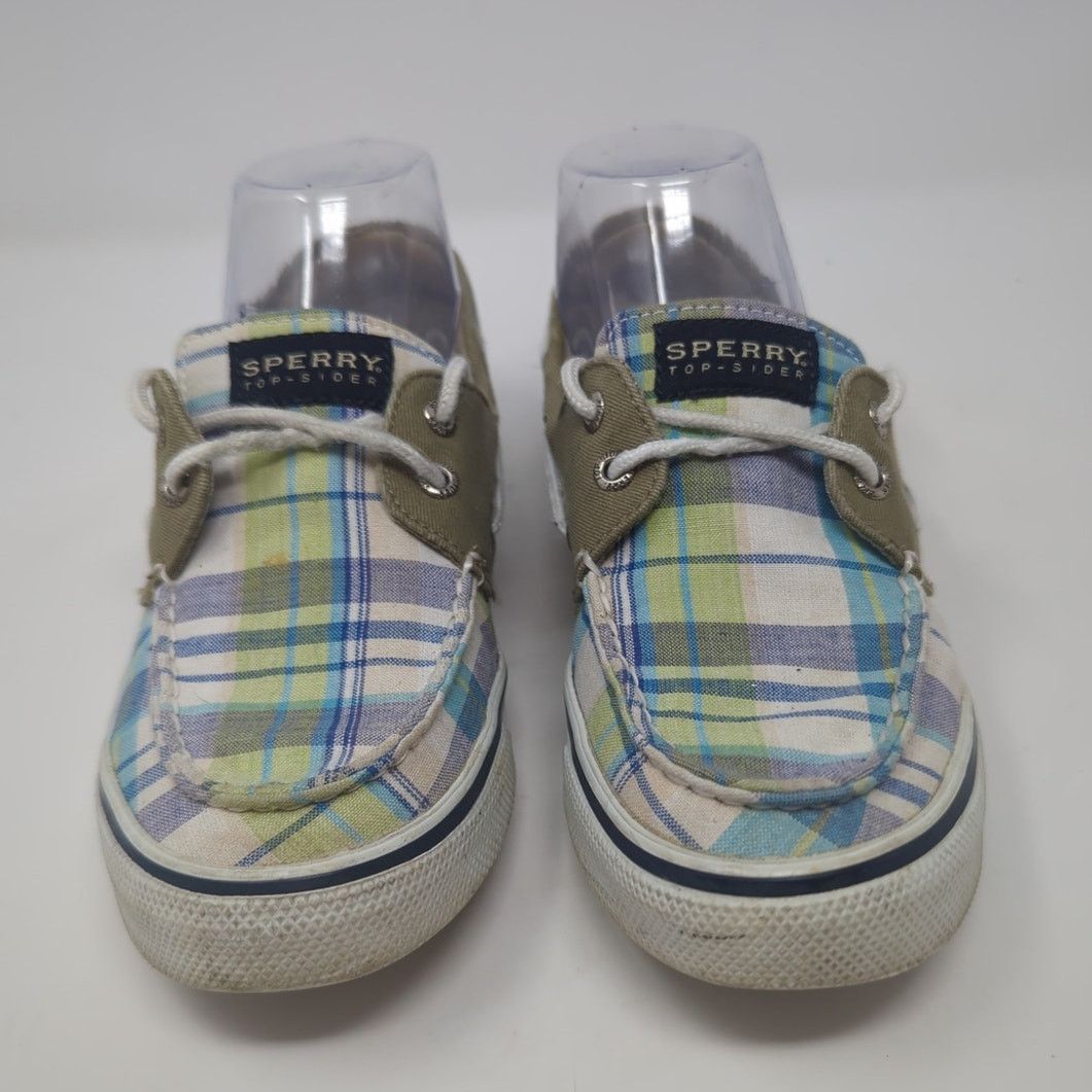 Sperry Sperry Topsider Blue Green Plaid Boat Shoes Womens Size 6 Size US 6 / IT 36 - 3 Thumbnail