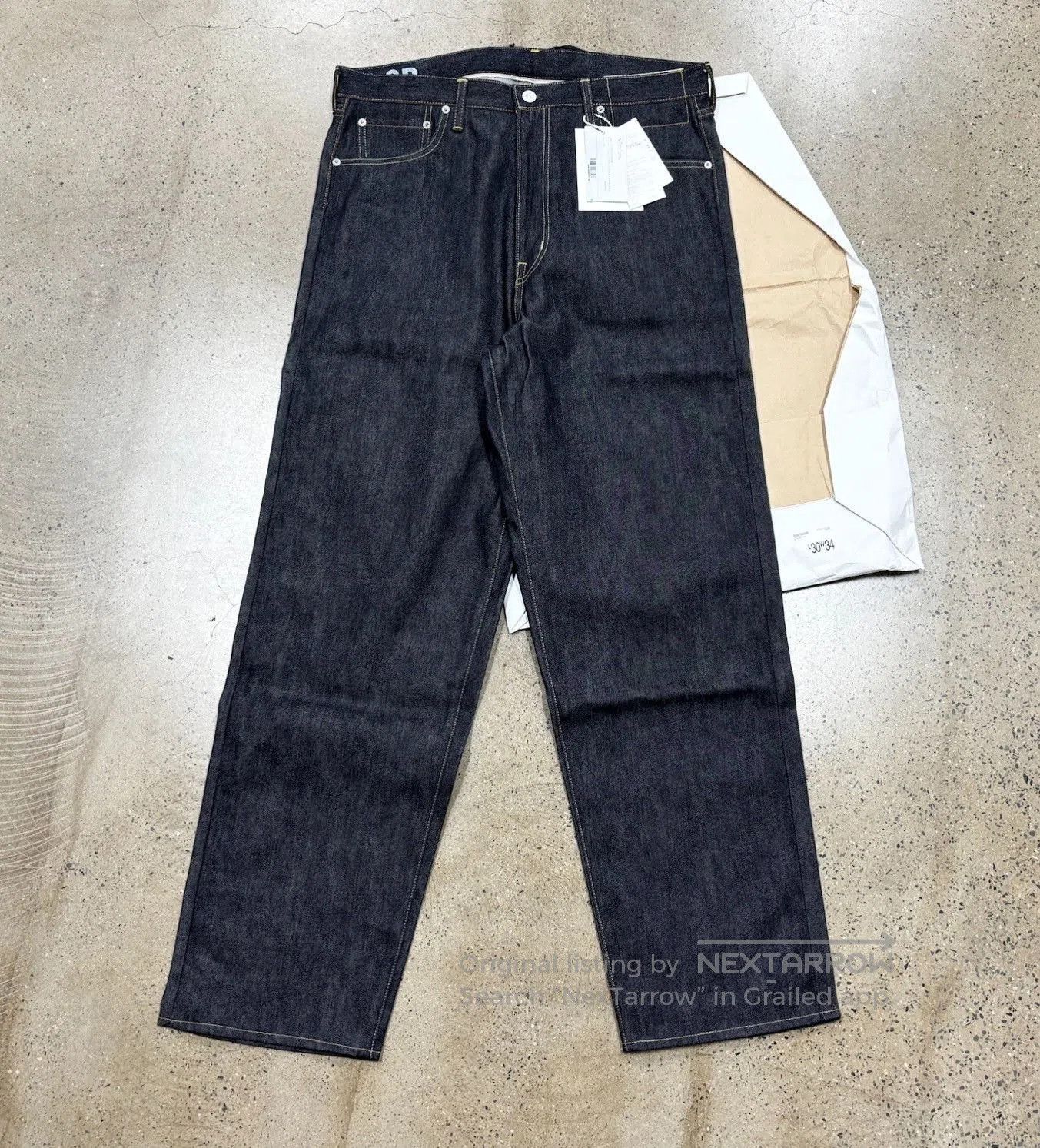 Visvim VISVIM Wide Unwashed Denim Jeans W34xL30. Size US 30 / EU 46 - 1 Thumbnail