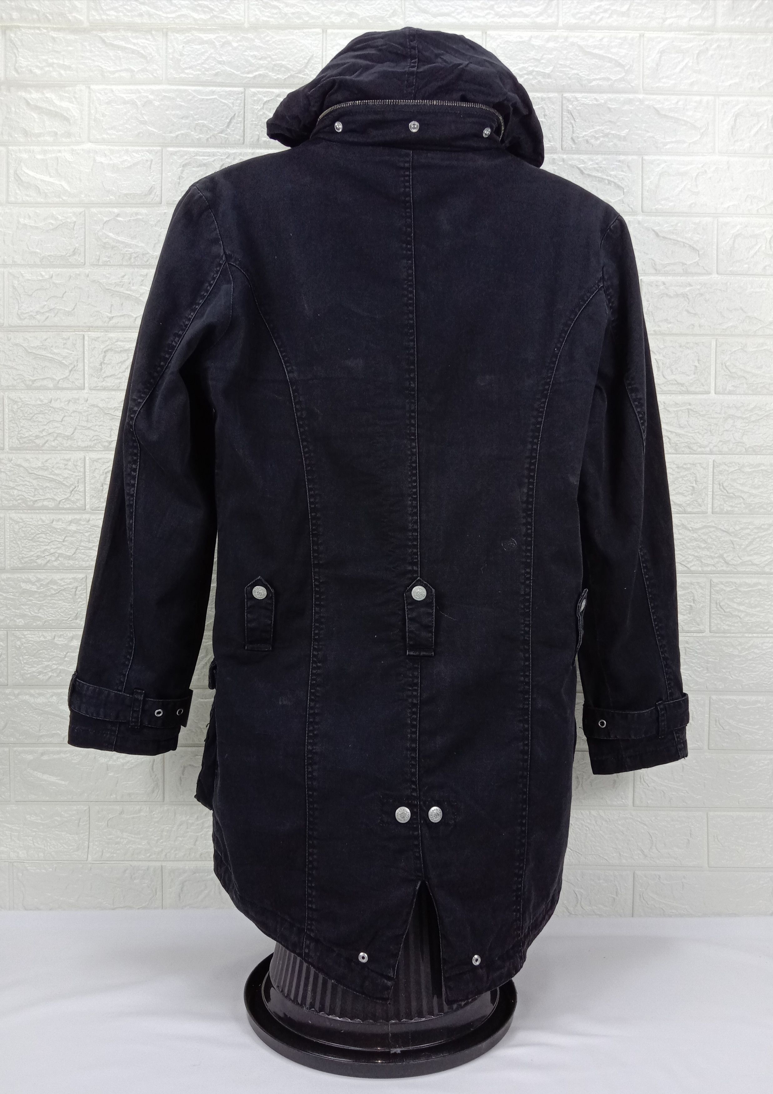 In The Attic Vintage In The Attic Punk Bondage Multi Pocket Black Jacket Size US L / EU 52-54 / 3 - 6 Thumbnail