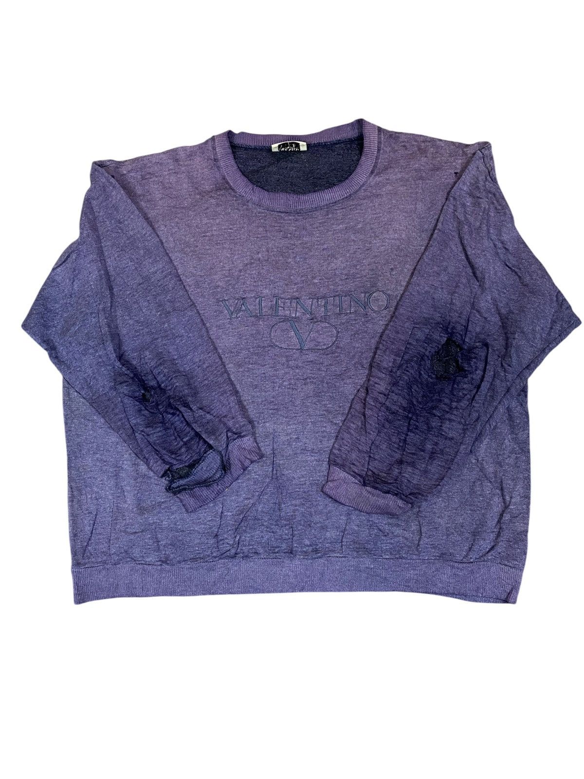 Vintage distressed VALENTINO crewneck sweatshirt