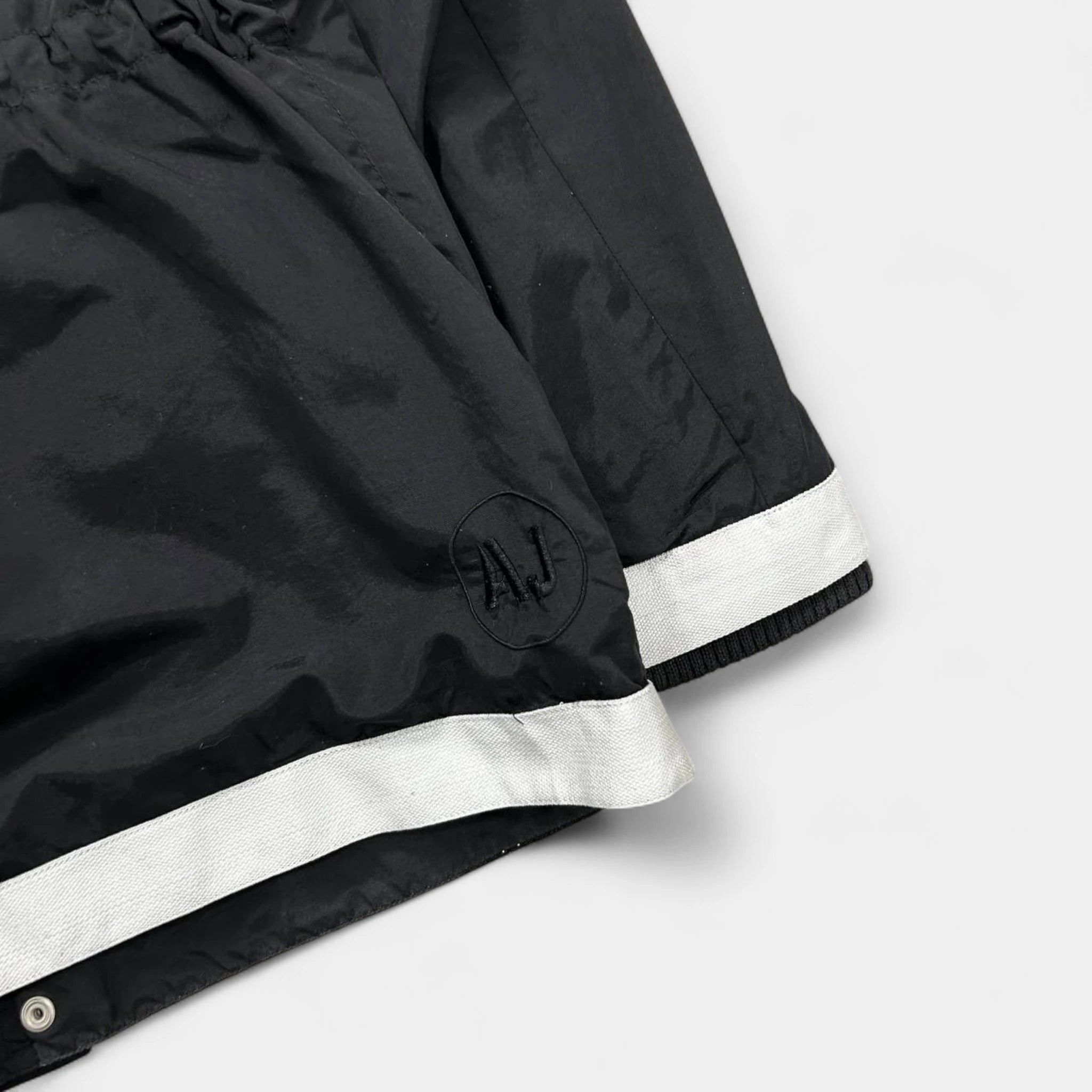 Armani Armani Jeans Classic Black Windbreaker Jacket Size US L / EU 52-54 / 3 - 6 Thumbnail