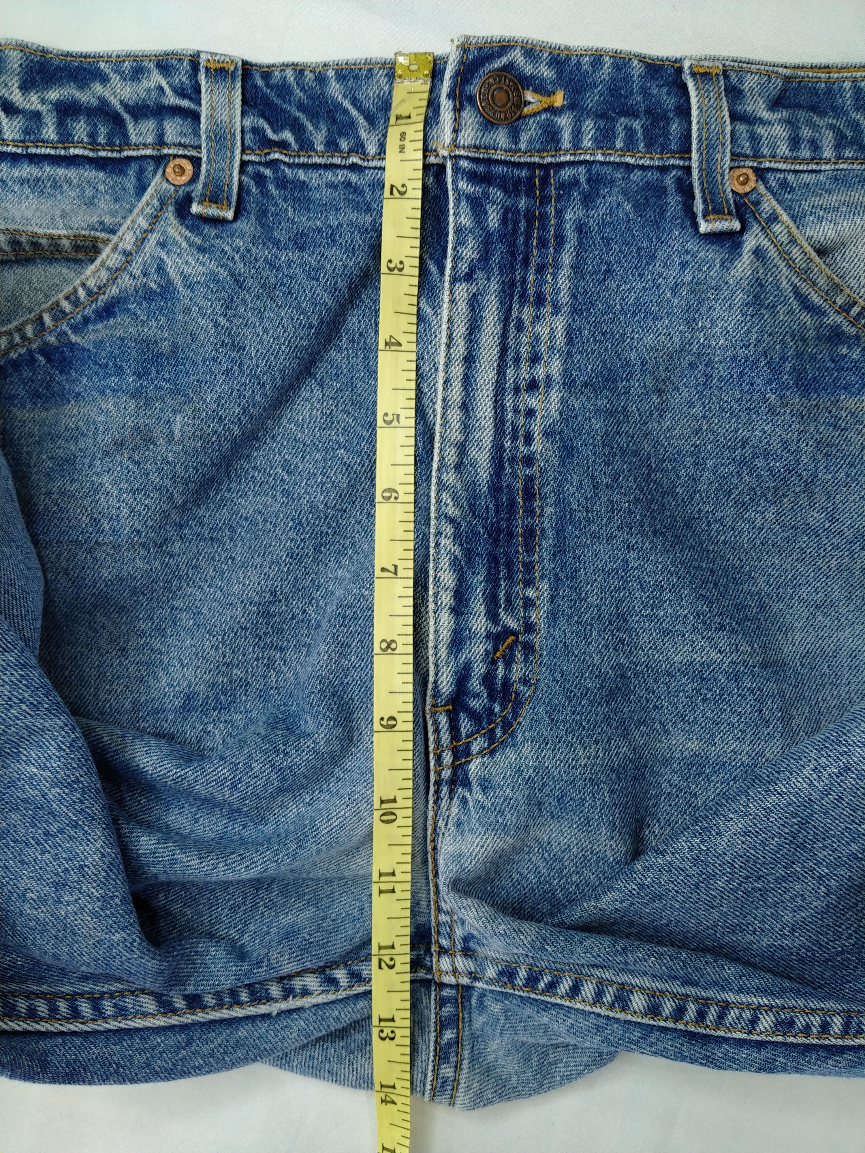 Levi's Blue Wash Vintage Levi's 505 Orange Tab Denim 35x30.5 JN433 Size US 35 - 6 Thumbnail