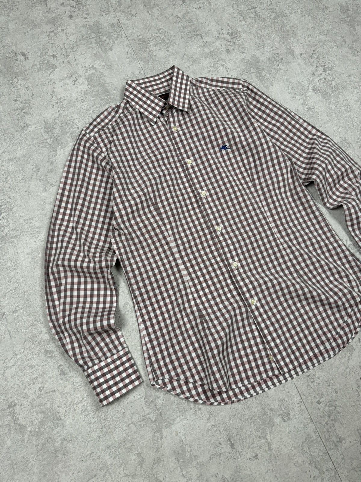 Etro Etro Plaid Shirt Button Up Size 39 Size US M / EU 48-50 / 2 - 2 Thumbnail