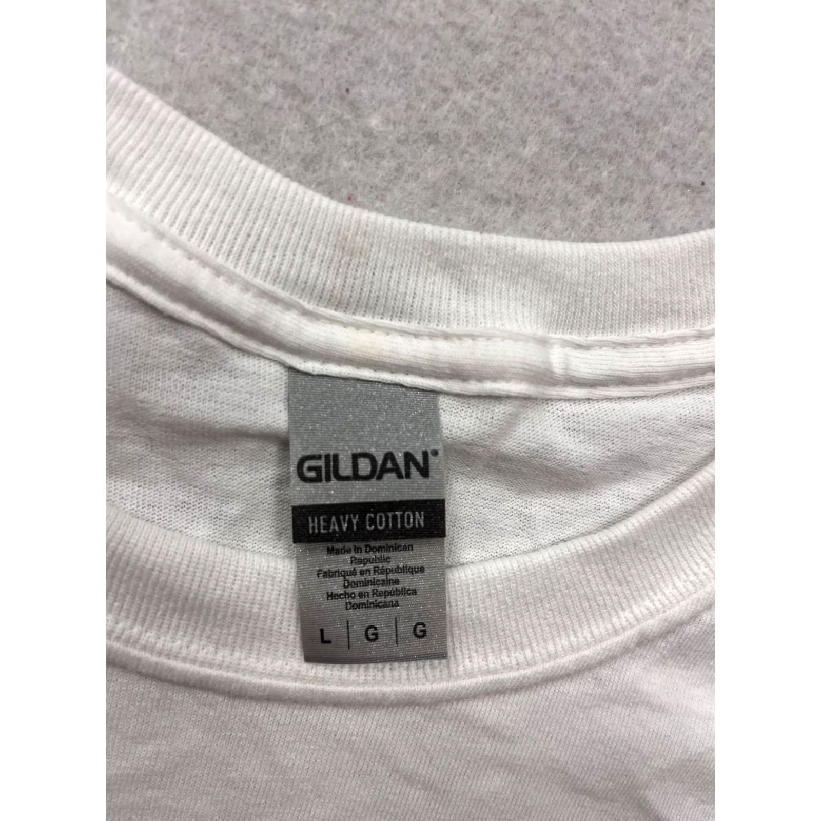 Gildan Gildan Shirt Mens L White Aspen Snowmass Heavy Cotton 393A Size US L / EU 52-54 / 3 - 3 Thumbnail