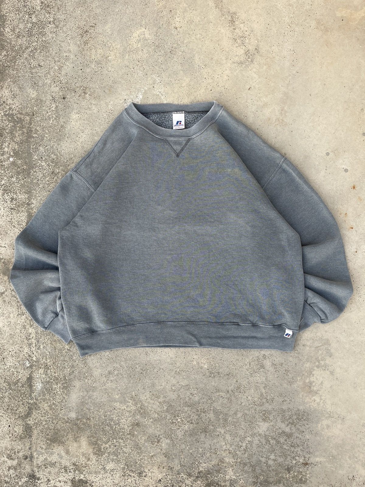 Russell Athletic × Vintage Vintage 90s Russell Athletic Blank Hoodie Size US XL / EU 56 / 4 - 1 Thumbnail