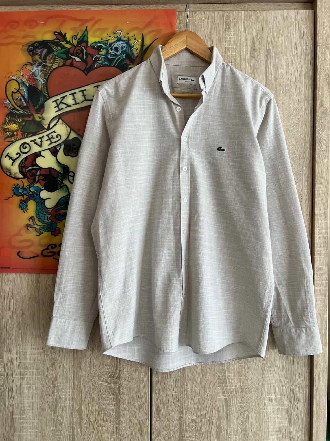 Lacoste Lacoste shirt button cotton 🔥💥 Size US M / EU 48-50 / 2 - 1 Thumbnail