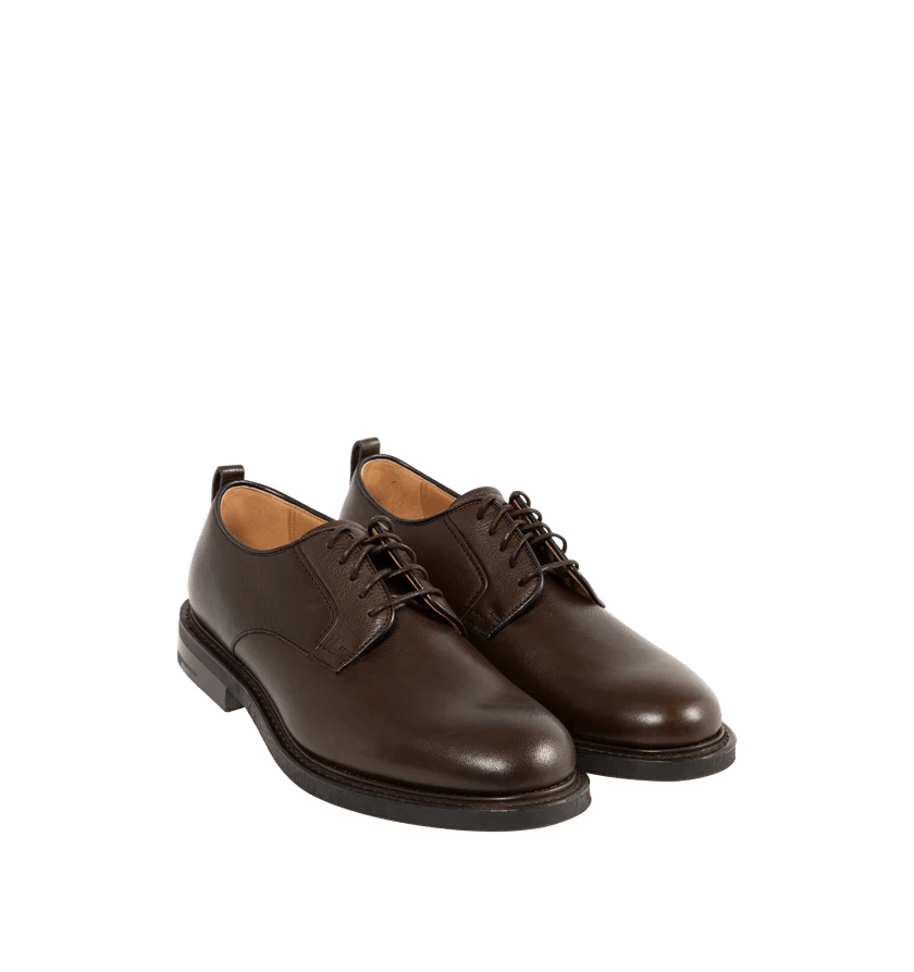 Church's o1h1sh11225 Pentire Grain Calf Loafer in Black/Brown Size US 7 / EU 40 - 2 Thumbnail