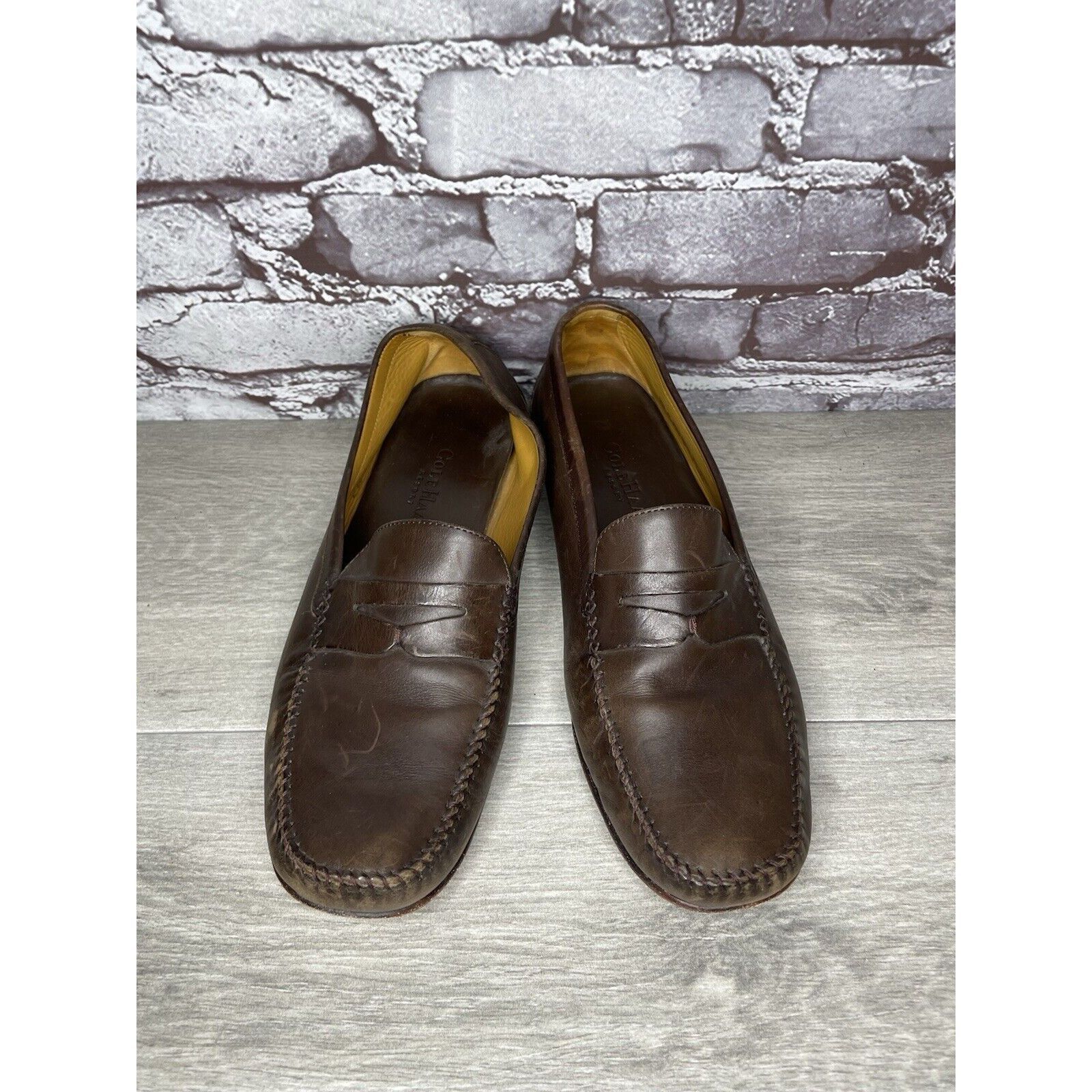 Cole Haan Cole Haan Resort Penny Loafer Men's Sz 9.5D Brown Leather Mo Size US 9.5 / EU 42-43 - 4 Thumbnail