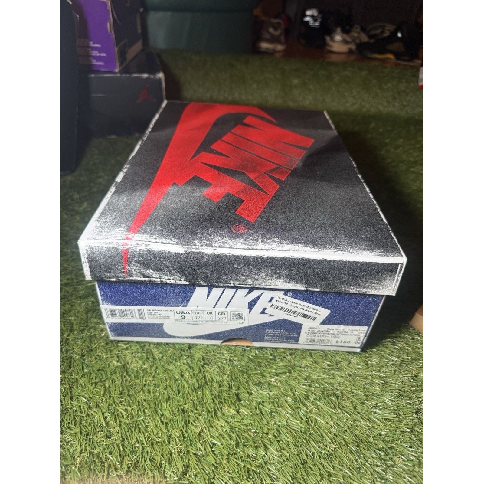 Jordan Brand Air Jordan 1 Retro OG High Rare Air - Deep Royal Blue Size 9 Size US 9 / EU 42 - 7 Thumbnail