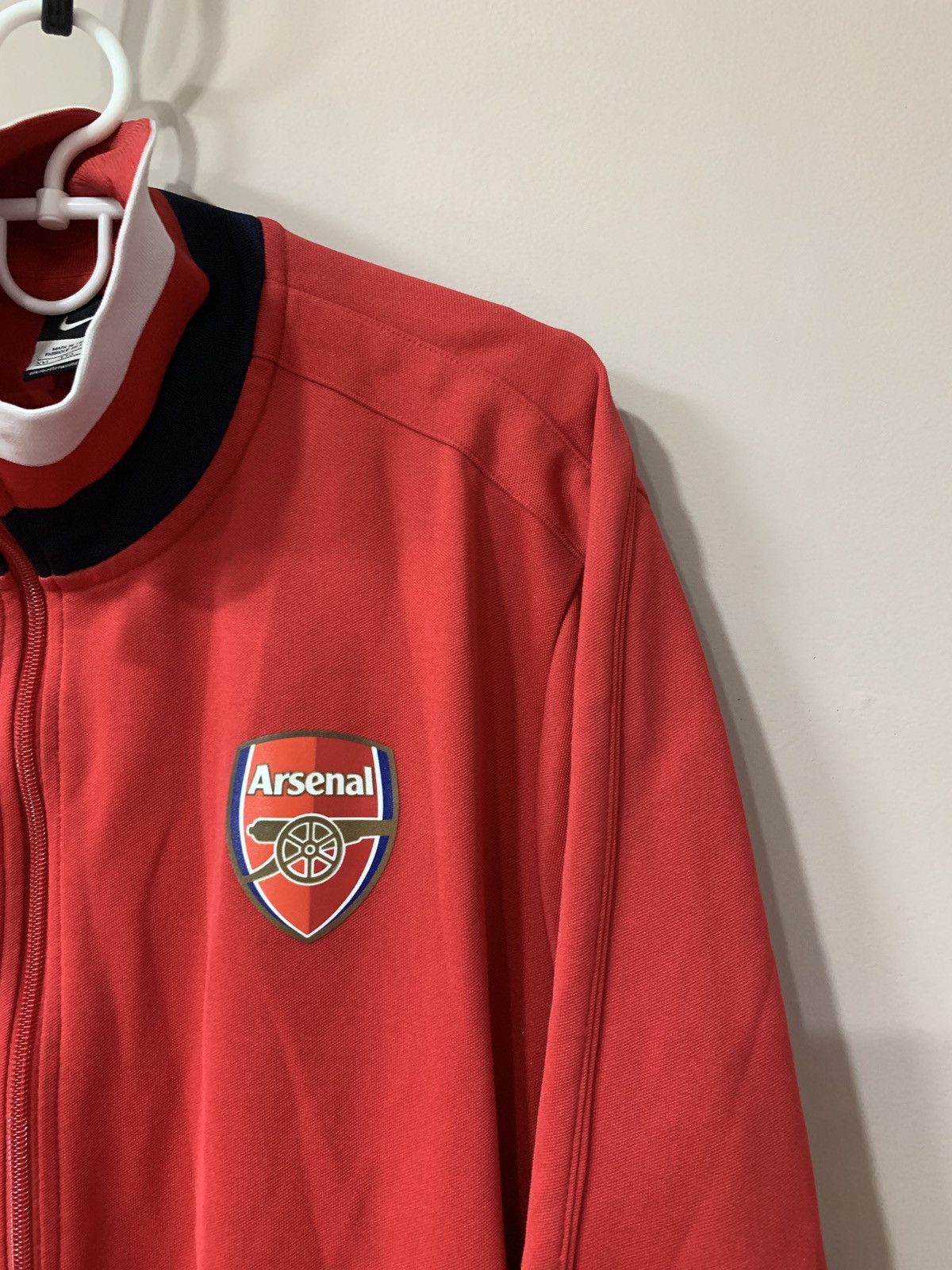 Nike × Vintage Arsenal London Zip Football Jacket Nike Vintage Soccer XXL Size US L / EU 52-54 / 3 - 4 Thumbnail
