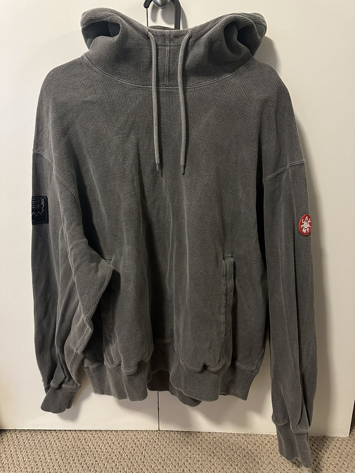 image of Cav Empt Overdye Pq Light Hoodie in Grey, Men's (Size Medium)