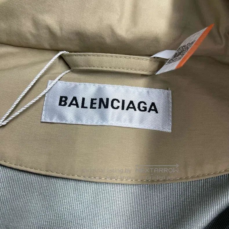 Balenciaga Balenciaga Windbreaker Khaki Size XXS / US 00 / IT 34 - 6 Thumbnail