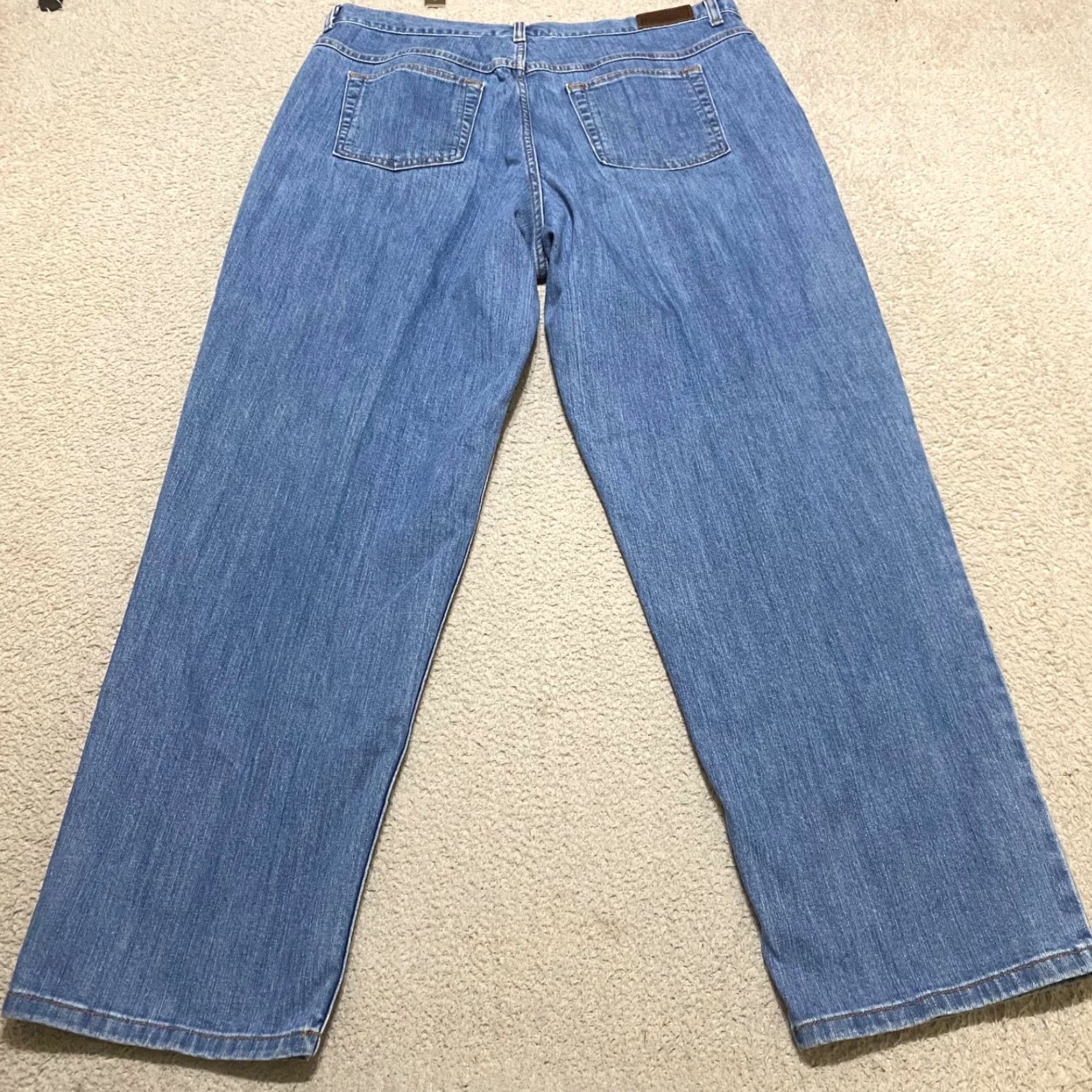 Vintage L.L. Beans Womens sz 18 Jeans Blue Denim Medium Wash Relaxed Straight High Rise Size 25" / US 0 / IT 36 - 2 Thumbnail