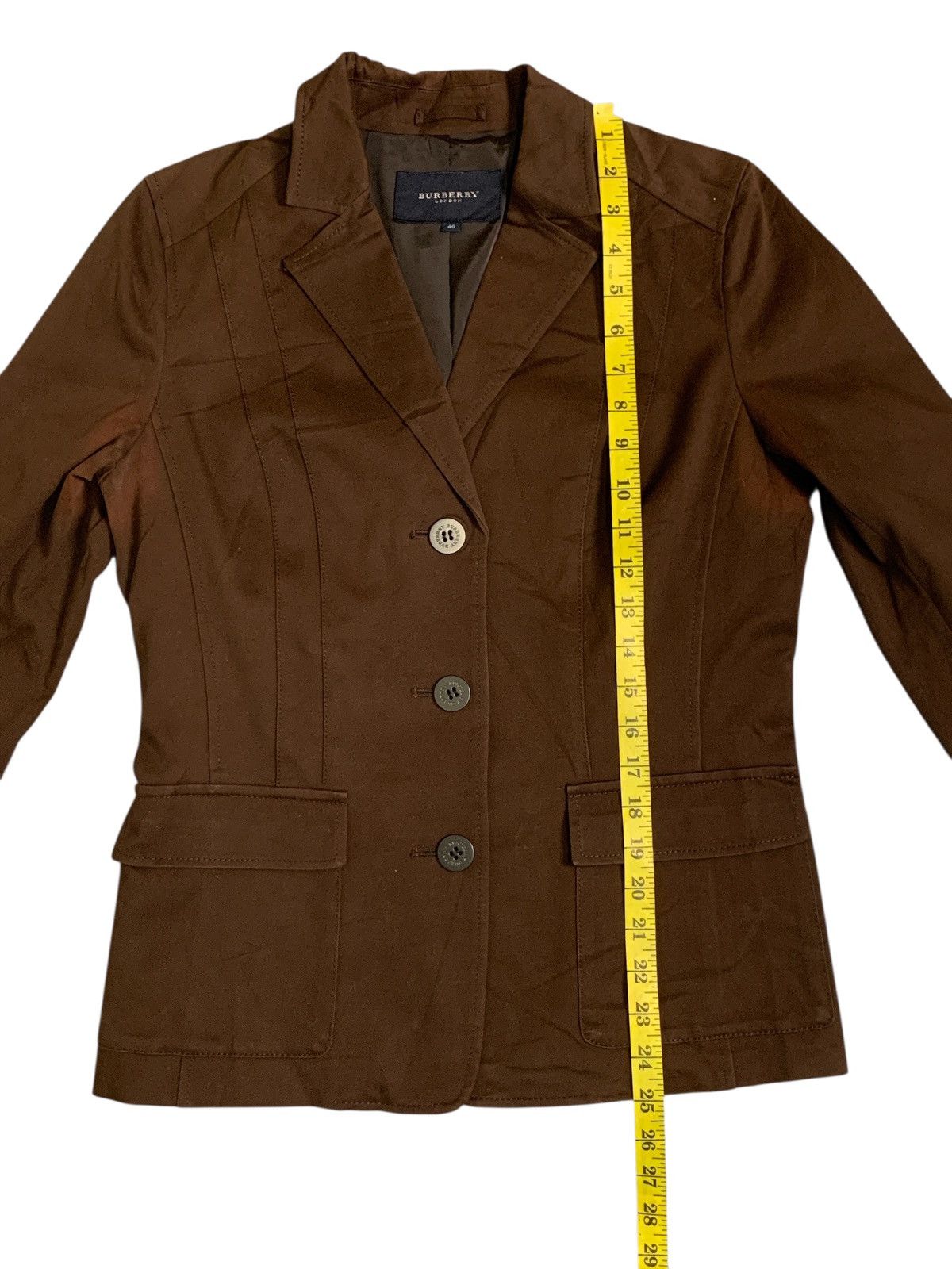 Burberry Rare Design Burberry Button Blazer With Two Front Pockets Size M / US 6-8 / IT 42-44 - 11 Thumbnail