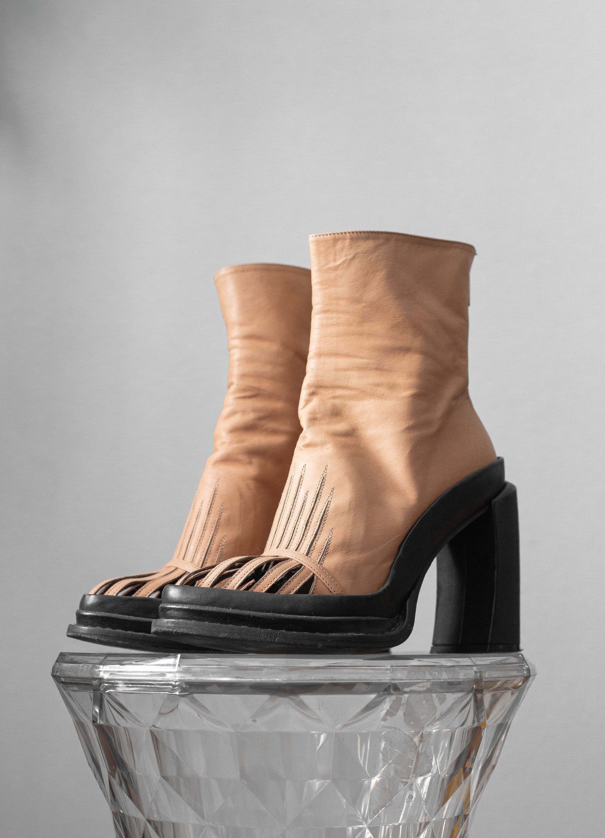 Ann Demeulemeester 2014SS leather boots Size US 8.5 / IT 38.5 - 5 Thumbnail