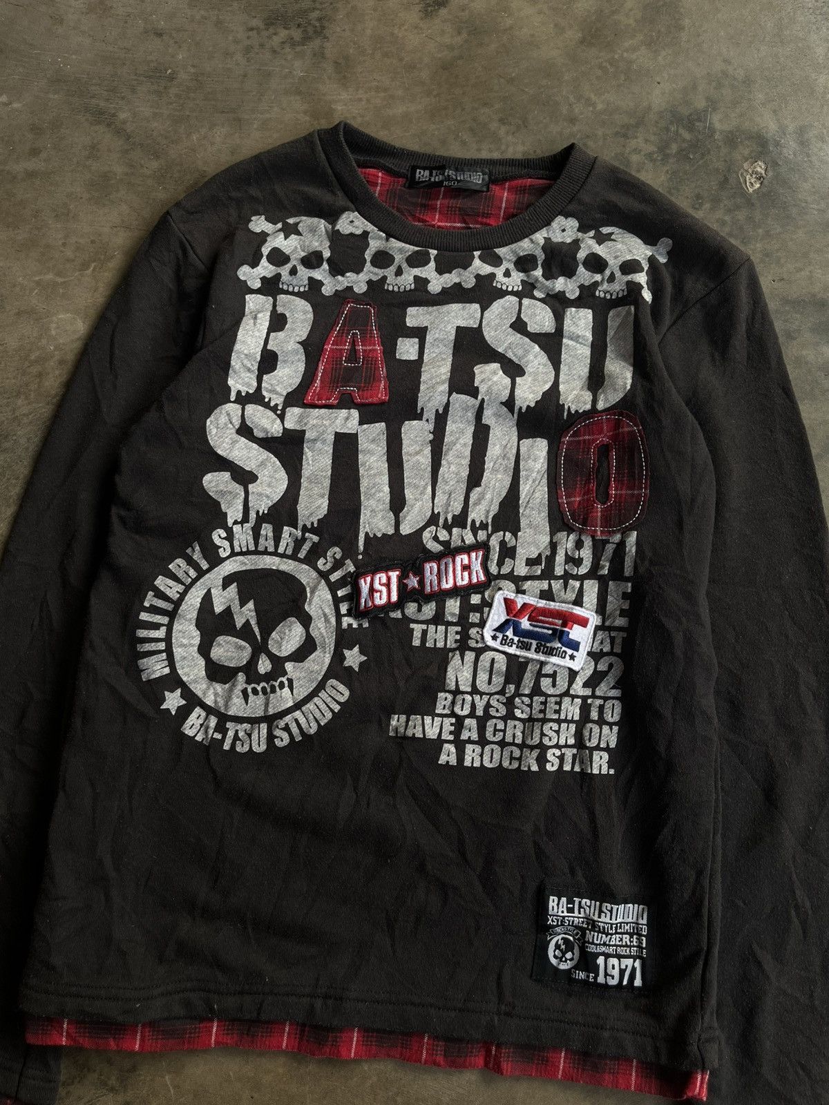 Isamu Katayama Backlash JAPANESE BA-TSU POEM DOUBLE LAYER GOTHIC SEDITIONARIES PUNK Size US M / EU 48-50 / 2 - 6 Thumbnail