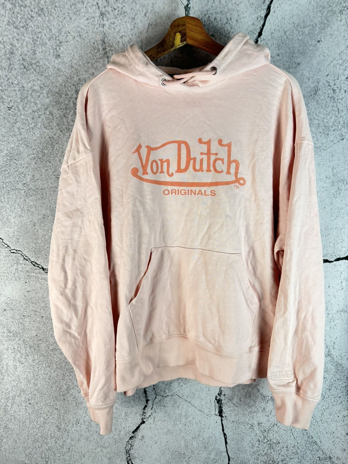 Vintage Vintage Von Dutch Big Logo Zip Up Hoodie Size US M / EU 48-50 / 2 - 1 Thumbnail