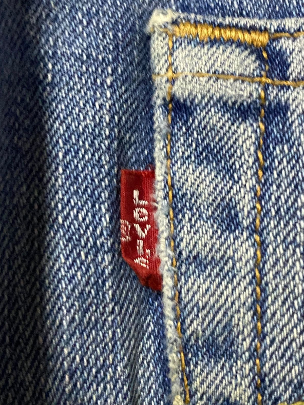 Levi's Vintage Levis 533 Rusty Ripped Baggy Jeans Size US 34 / EU 50 - 12 Thumbnail