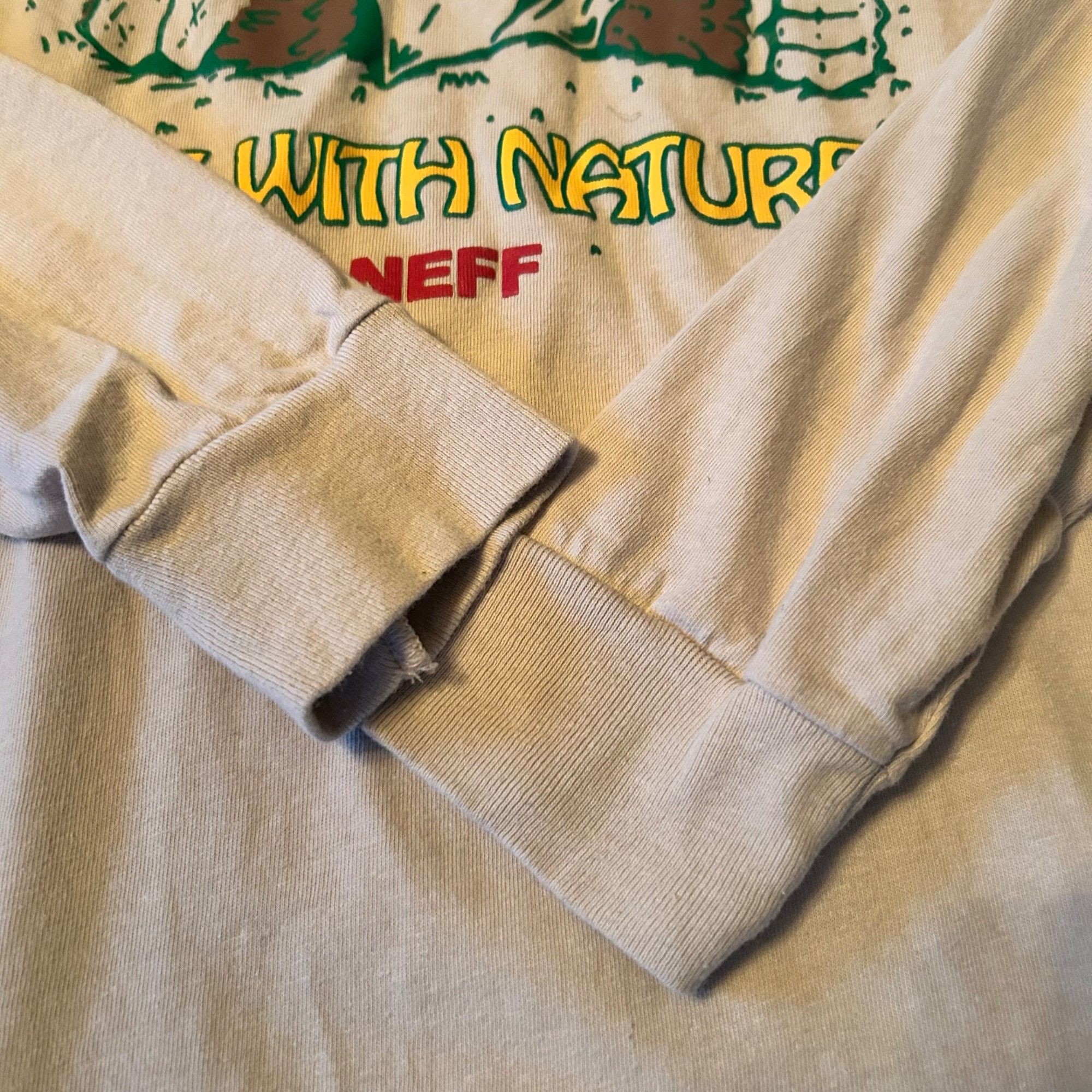 NEFF Neff Wild World Graphic Long Sleeve Tee M Size US M / EU 48-50 / 2 - 2 Thumbnail