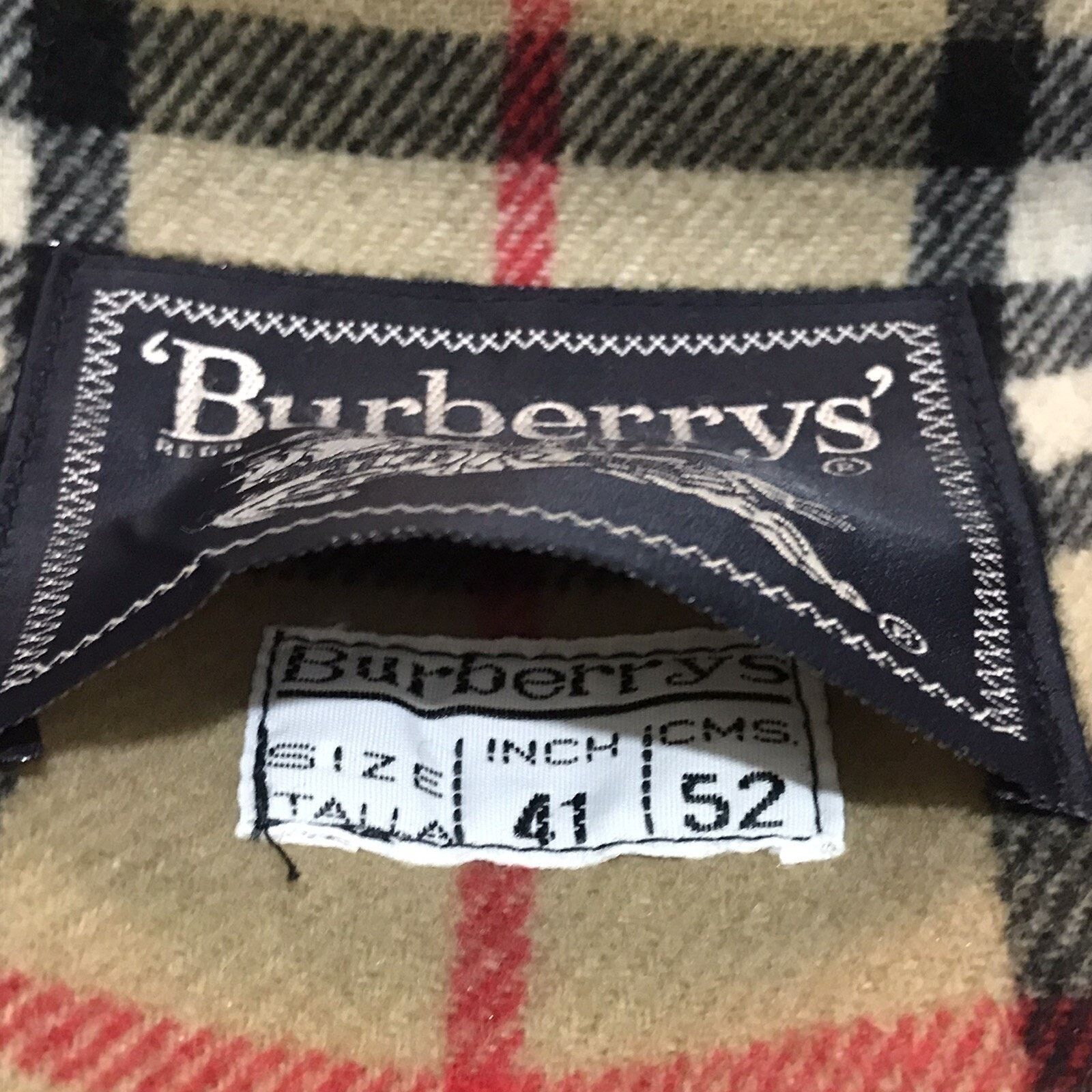 Burberry VINTAGE Burberry coat jacket nova check overcoat wool mens Size US L / EU 52-54 / 3 - 7 Thumbnail