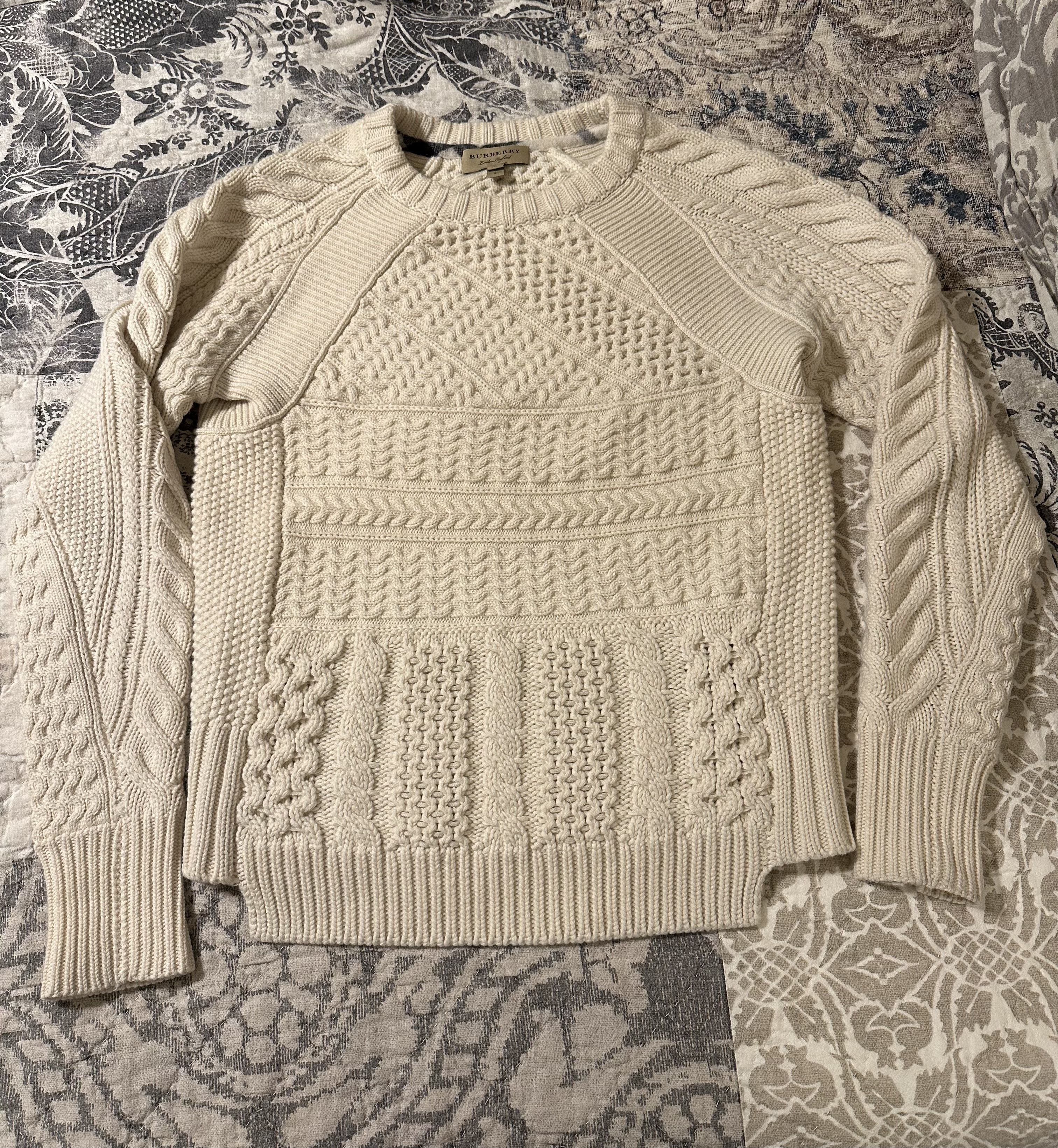 Burberry Burberry cashmere cable knit sweater Size US S / EU 44-46 / 1 - 1 Thumbnail