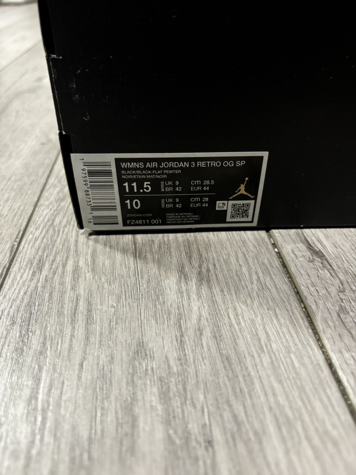 A Ma Maniere × Jordan Brand Jordan A ma Maniere 3s Size US 10 / EU 43 - 8 Thumbnail