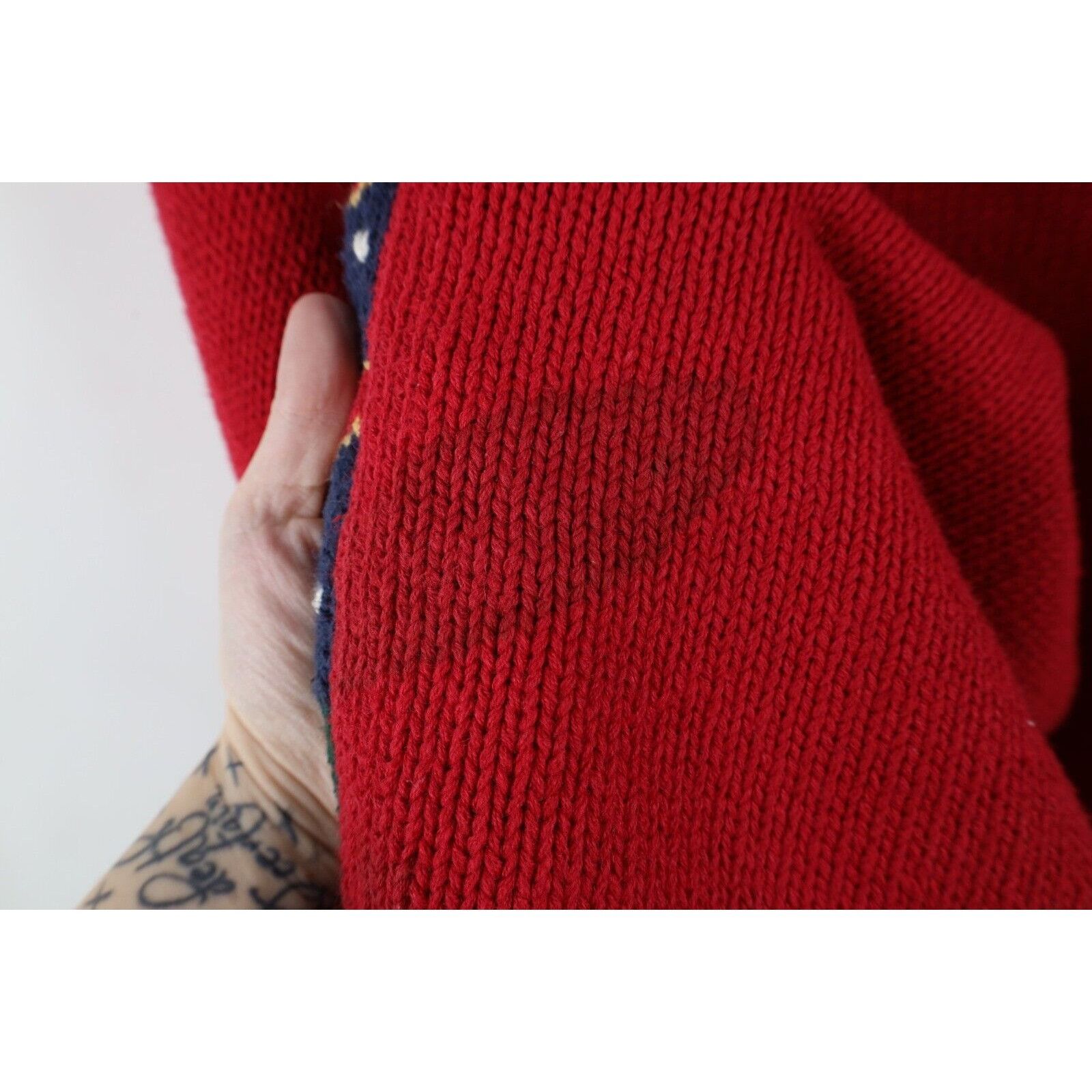 Vintage Vintage 90s Streetwear Heavyweight Christmas Sweater Size XL / US 12-14 / IT 48-50 - 12 Thumbnail
