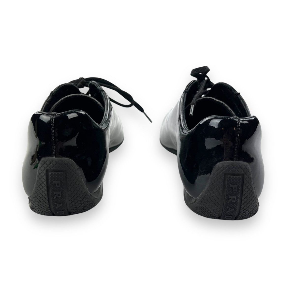 Prada Prada Ombré Gradient Patent Leather Trainers Size US 6.5 / IT 36.5 - 4 Thumbnail