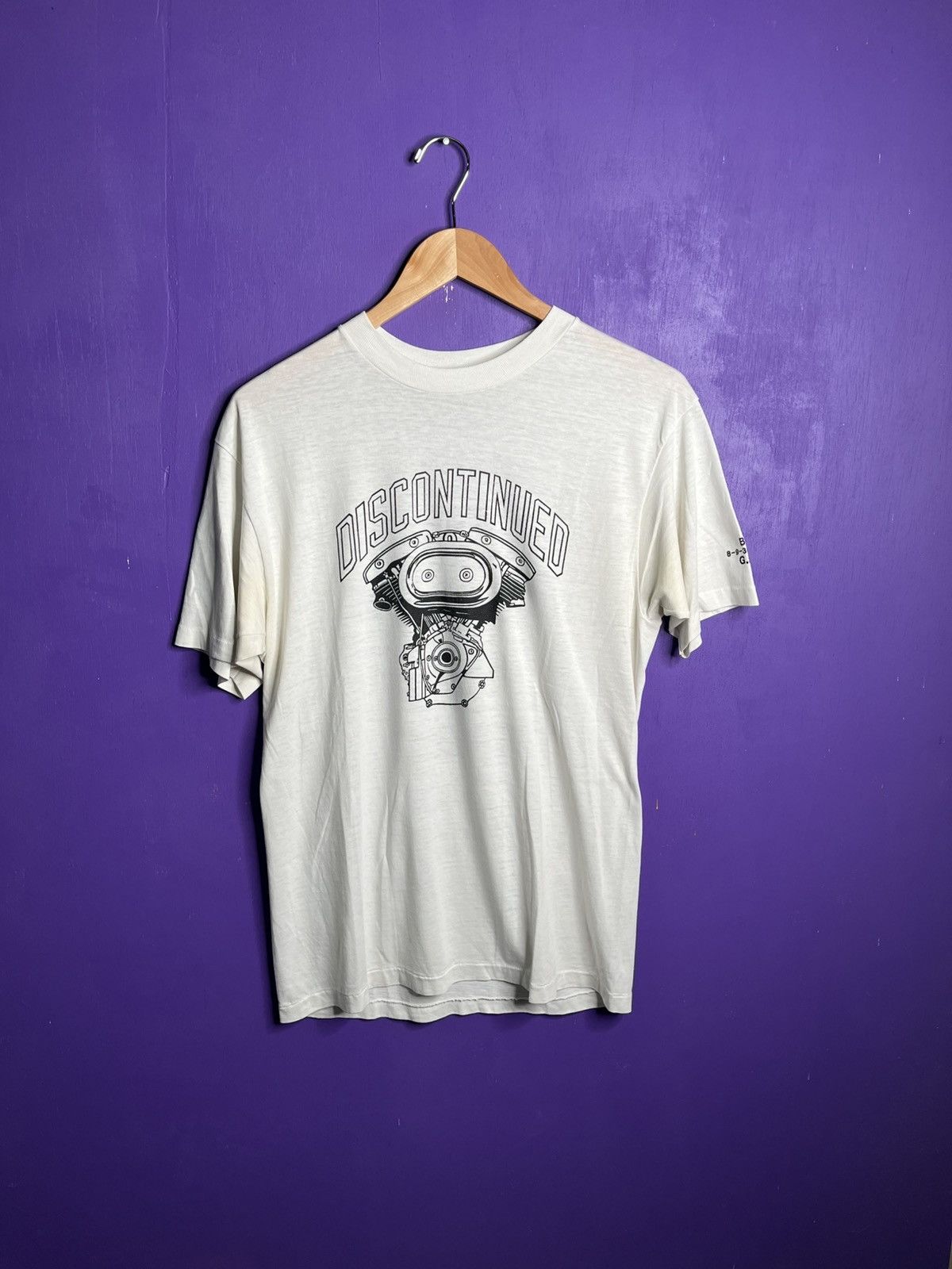 Harley Davidson × Vintage Vintage 1987 Harley Davidson discontinued biker blowout tee Size US M / EU 48-50 / 2 - 1 Thumbnail
