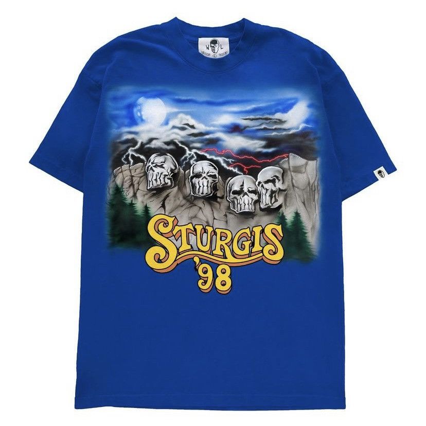 Warren Lotas 2024 WARREN LOTAS STURGIS ‘98 BLUE T-SHIRT (XL) Size US XL / EU 56 / 4 - 9 Thumbnail