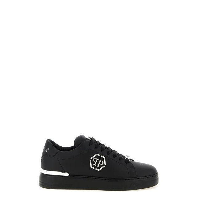 PHILLIP PLEIN Hexagon Black Sneakers New & Authentic (Men's
