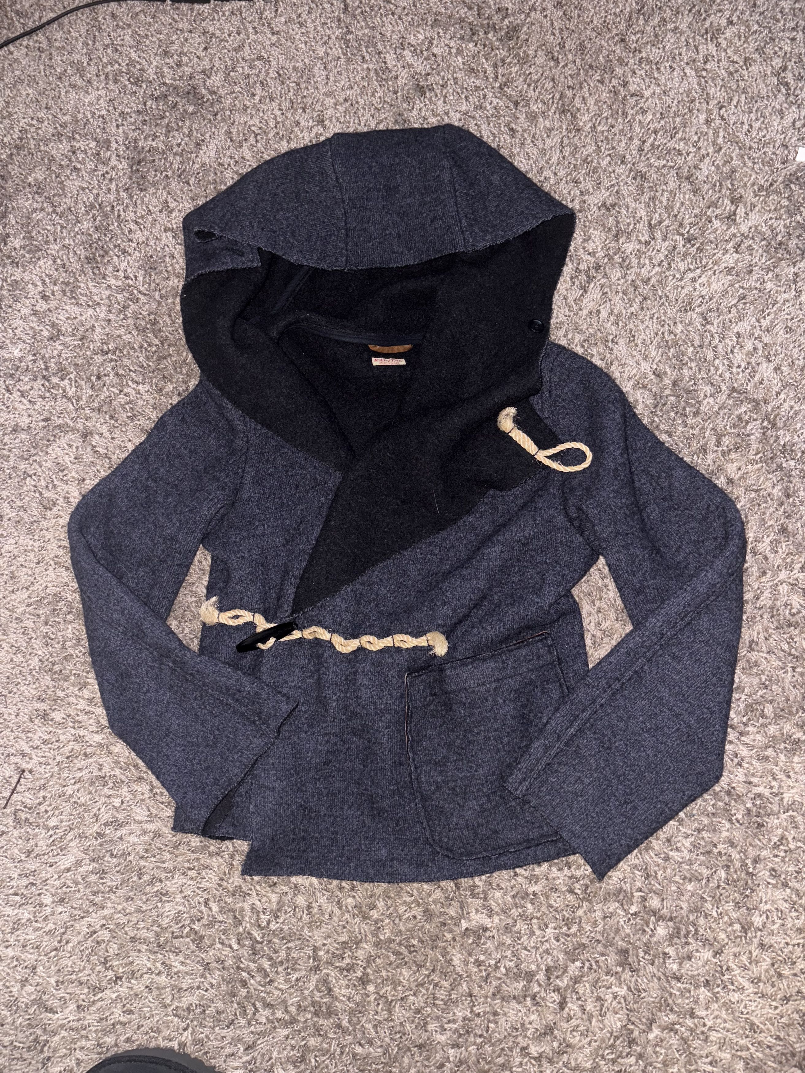 Kapital Kapital Navy Wool Duffle Coat Size S / US 4 / IT 40 - 2 Thumbnail