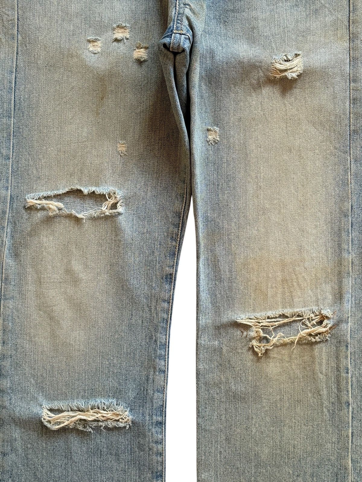 Japanese Brand × Takeo Kikuchi Vintage Japanese Takeo Kikuchi Mud Wash Distress Loose Jeans Size US 32 / EU 48 - 5 Thumbnail