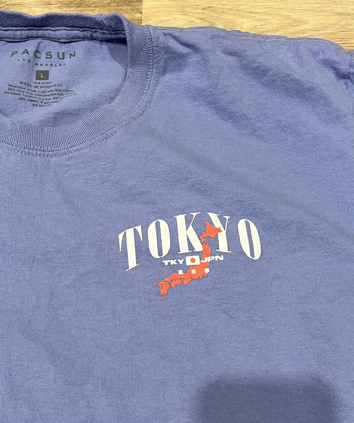 Pacsun Purple PacSun “Tokyo” T-shirt Size US L / EU 52-54 / 3 - 3 Thumbnail