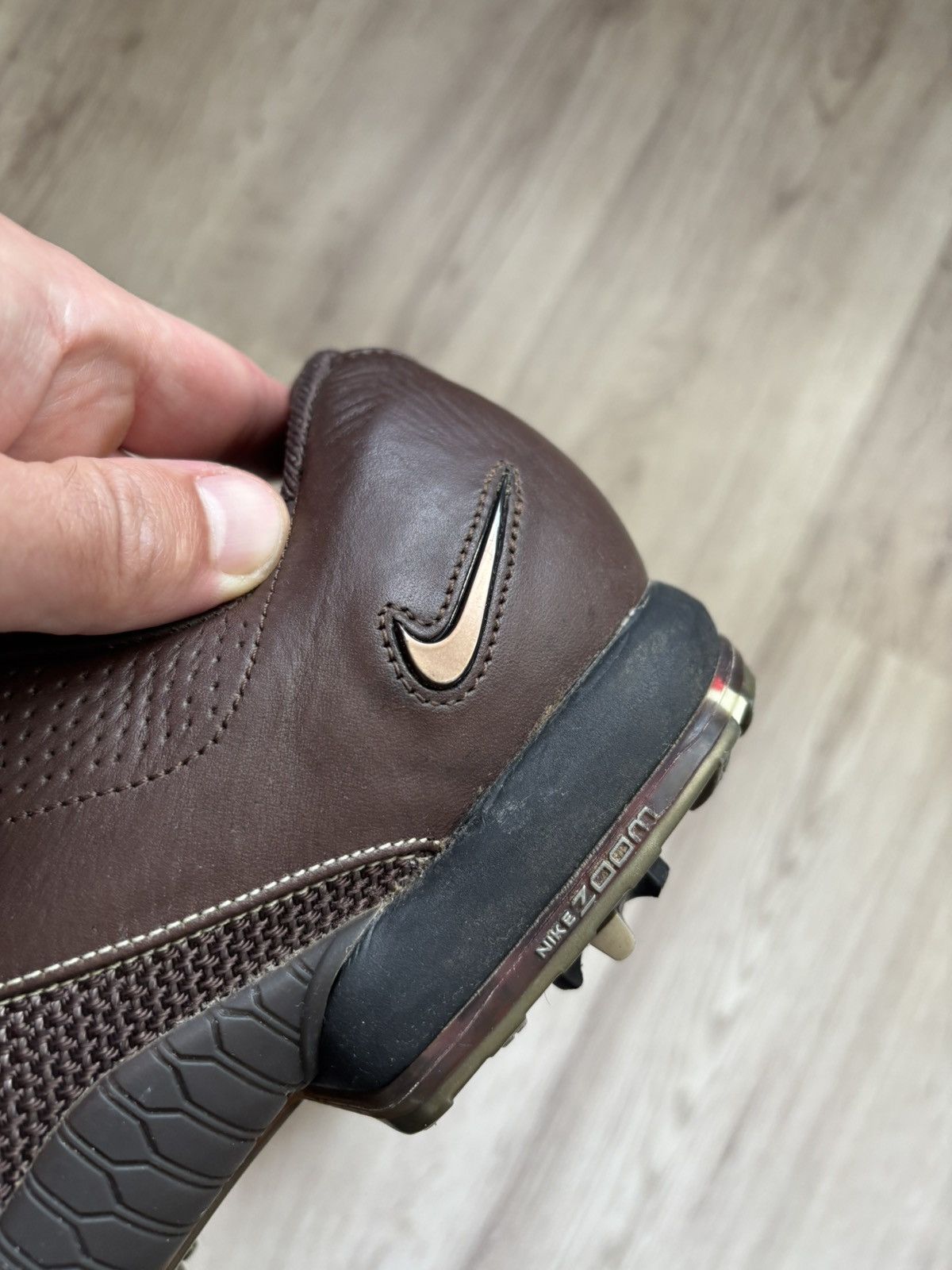 Nike Nike Zoom Tiger Woods Golf Shoes 336048-271 Brown 2008 Rare Size US 10 / EU 43 - 9 Thumbnail