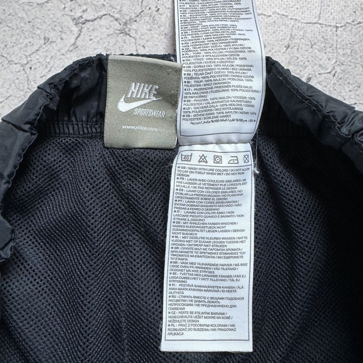 Nike × Vintage Nike Nylon Track Pants Vintage Pants Drill Y2K Joggers Size US 34 / EU 50 - 10 Thumbnail
