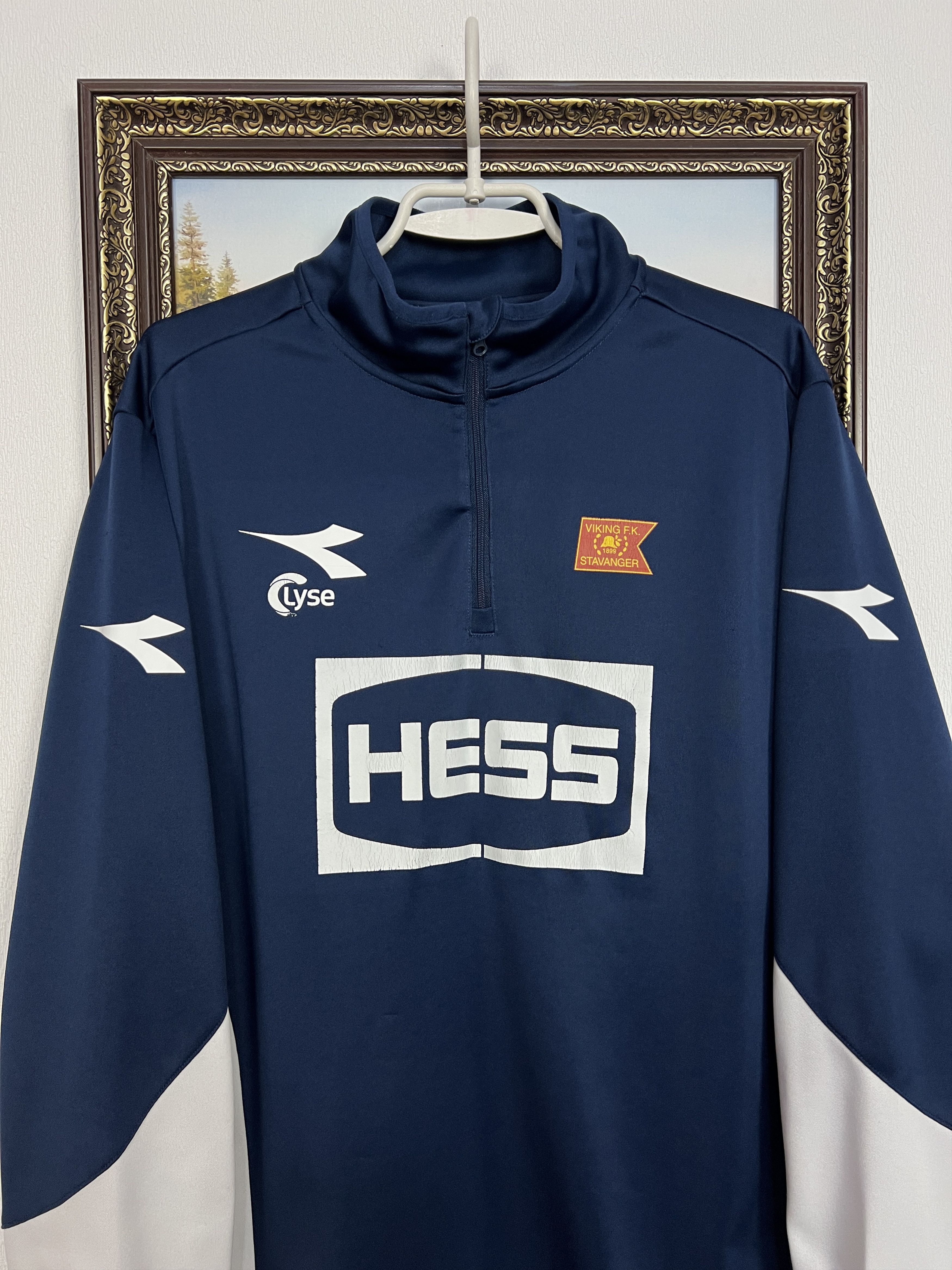 Diadora Viking Stavanger Football Train Jacket Soccer Track Top Size US L / EU 52-54 / 3 - 2 Thumbnail