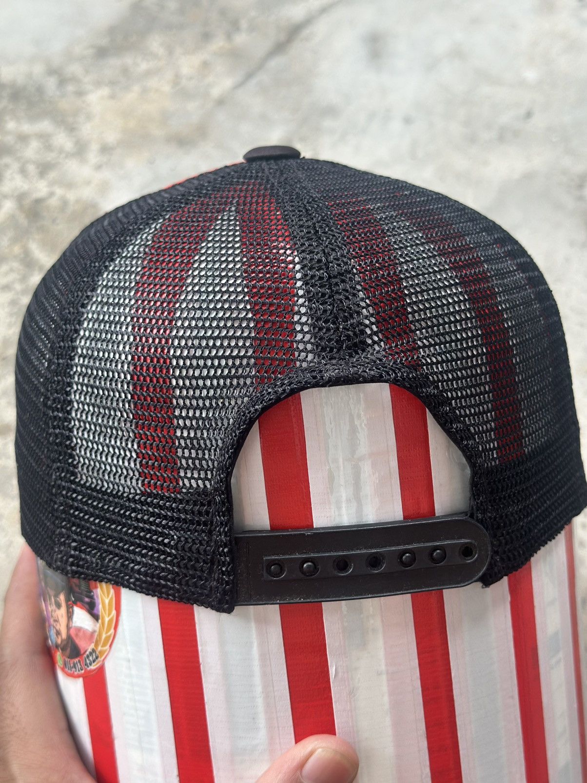 Vanson Leathers Vintage Vanson Leather ™️ OG Logo Mesh Trucker Hat Size ONE SIZE - 8 Thumbnail
