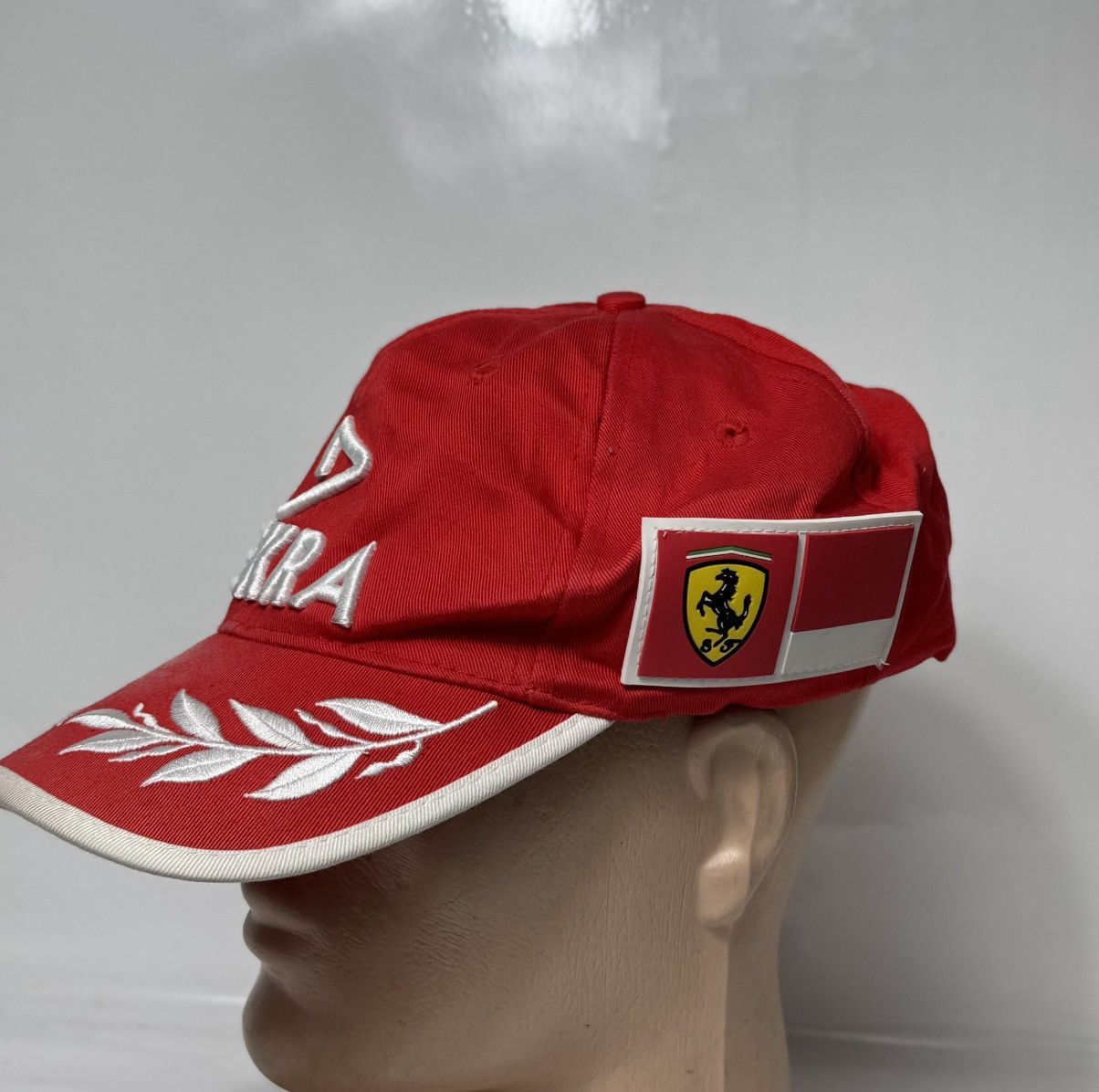 Ferrari Ferrari Dekra Michael Schumacher Vintage Red Racing Hat F1 Size ONE SIZE - 3 Thumbnail