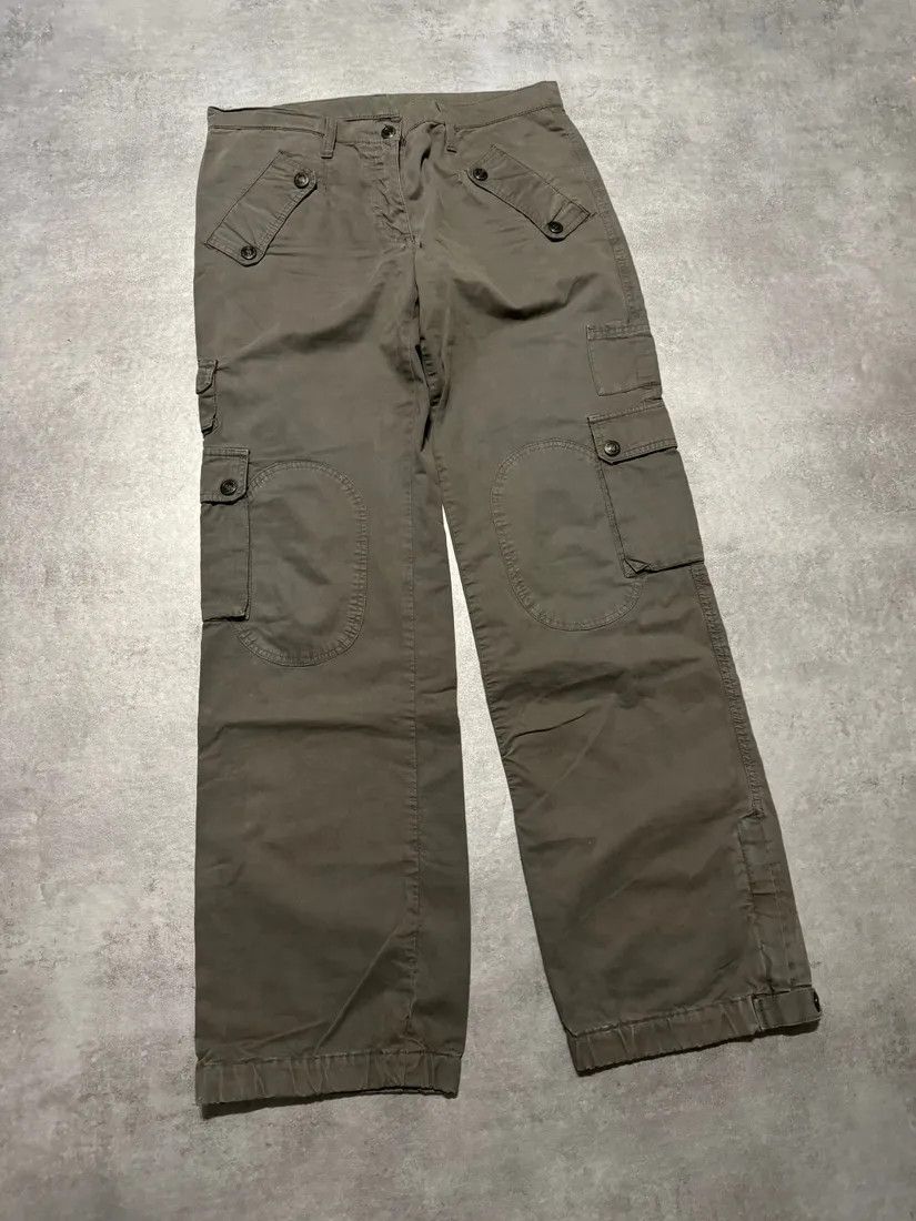 Dolce & Gabbana × Vintage AW2004 Dolce & Gabbana Faded Multi Pockets Cargo Pants Size US 32 / EU 48 - 9 Thumbnail