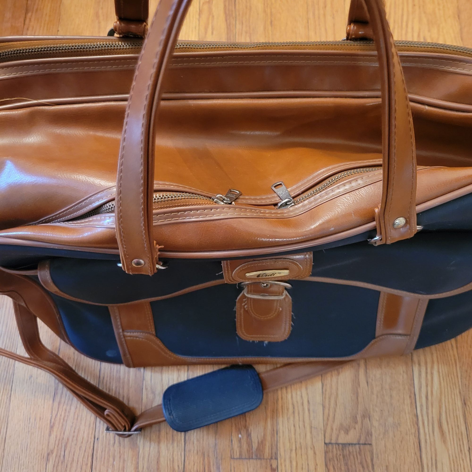 Other Verdi Leather Travel Duffle Bag Carry On Vacation Cruise Res Size ONE SIZE - 9 Thumbnail