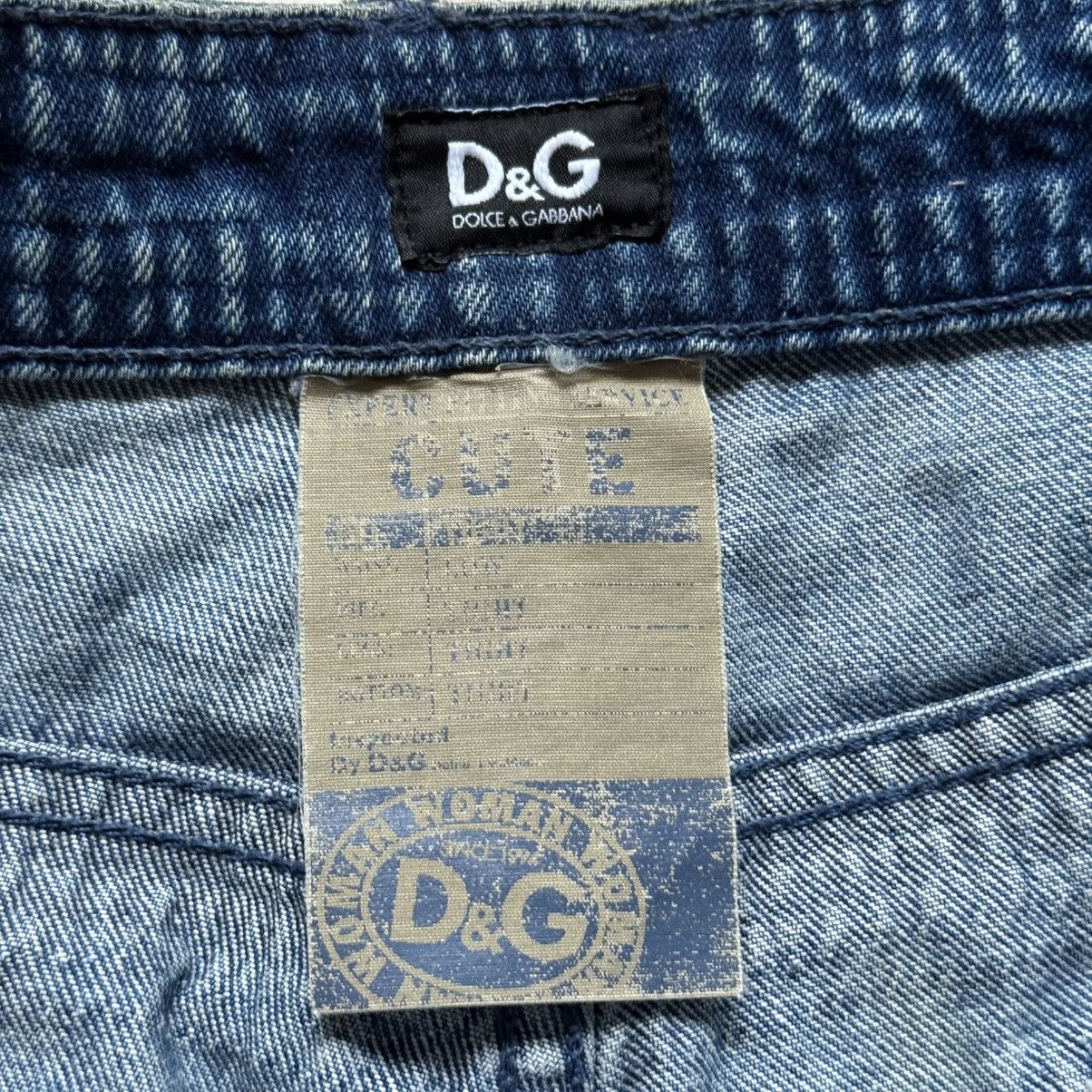 Dolce & Gabbana 📌 Vintage Dolce&Gabbana Archive 00s Y2K Distressed Jeans Size 26" / US 2 / IT 38 - 10 Thumbnail