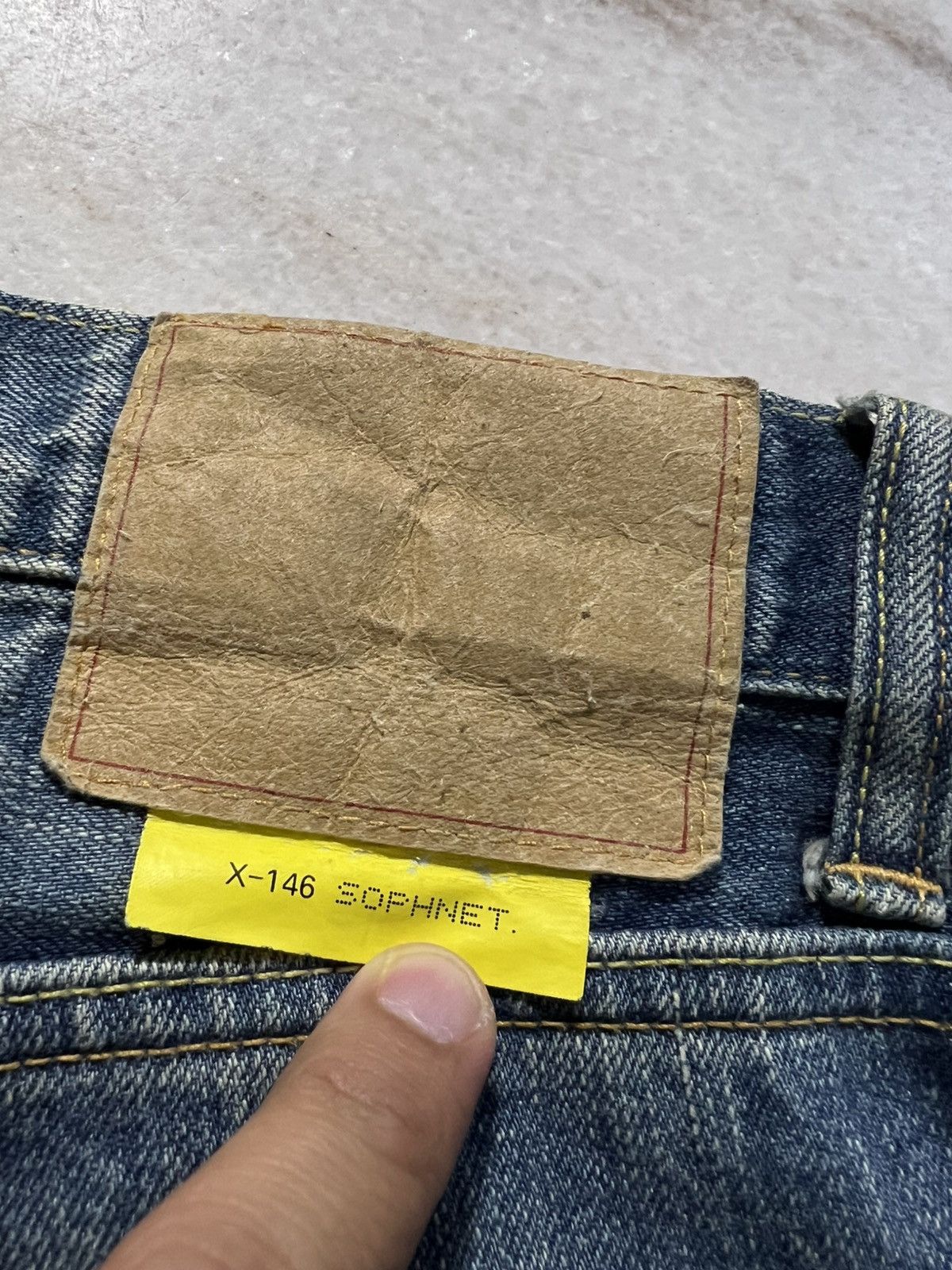 If Six Was Nine × Seditionaries × Sophnet. 💥Rare💥Vintage Sophnet. Painter Ripped Backle Back Jeans Size US 32 / EU 48 - 23 Thumbnail