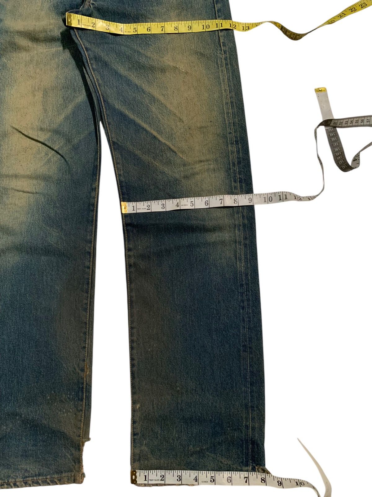 Levi's VINTAGE LEVIS 501 BIG E SELVEDGE MUDWASH & RUSTY DISTRESSED Size US 29 - 24 Thumbnail