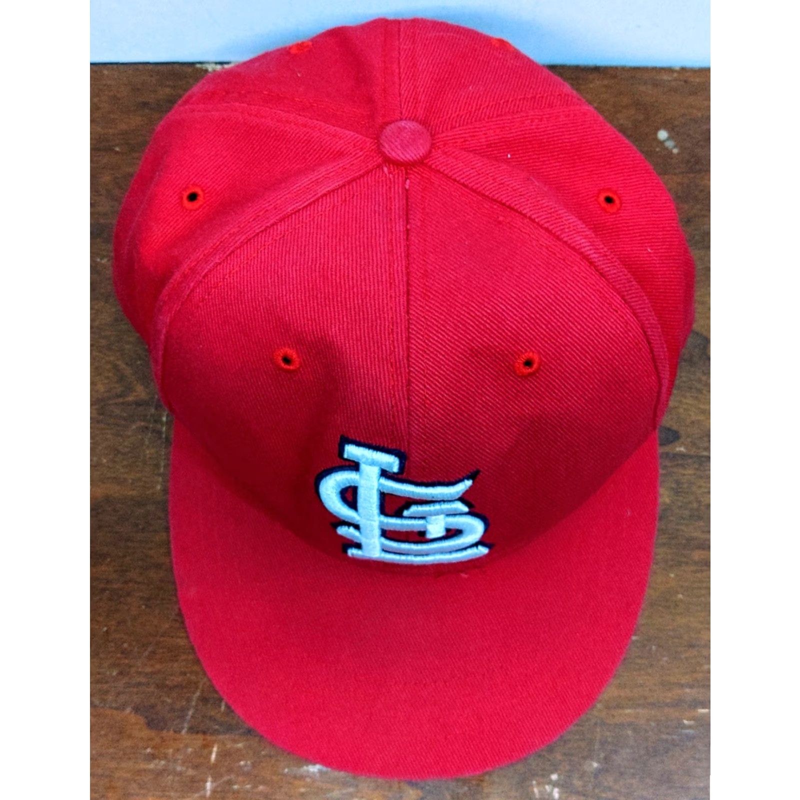 Vintage VINTAGE Snap-Back Hat St. Louis Cardinals Red Cotton Official Merch Baseball Cap Mens One Size Adjustable Breathable 90s Sports PART Size ONE SIZE - 3 Thumbnail