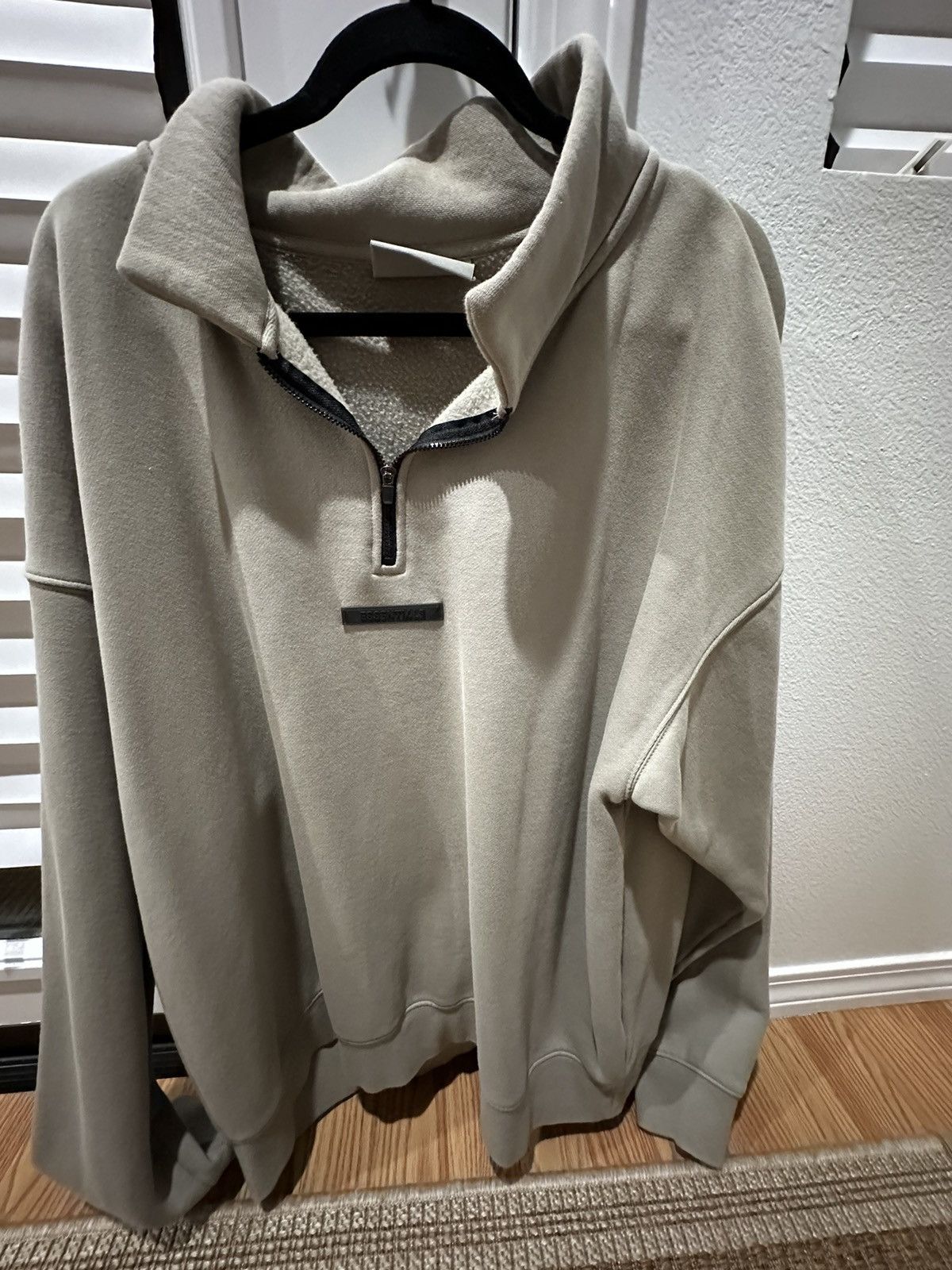 Essentials Fear of God Mock Neck Half Zip Sweatshirt
