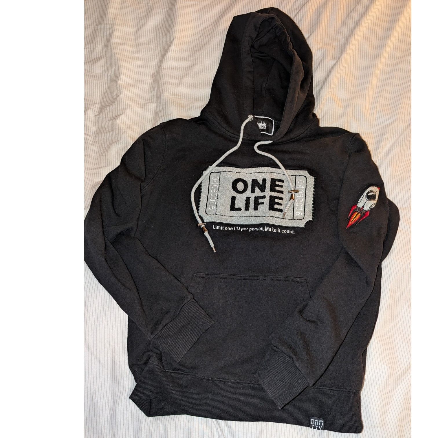 Champion Denimicity One Life Ticket Hoodie Size Medium Black Size US M / EU 48-50 / 2 - 1 Thumbnail
