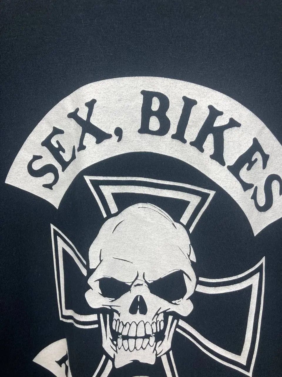 Vintage SEX BIKES ROCK 'N' ROLL Y2K Adult Humor Graphic T Shirt Size US M / EU 48-50 / 2 - 3 Thumbnail